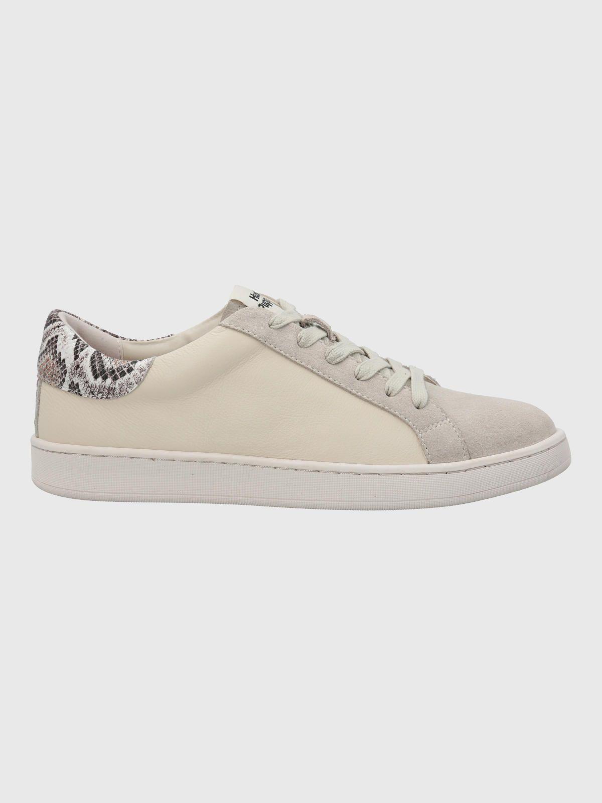 Zapatilla Cuero Mujer Merano Beige-1