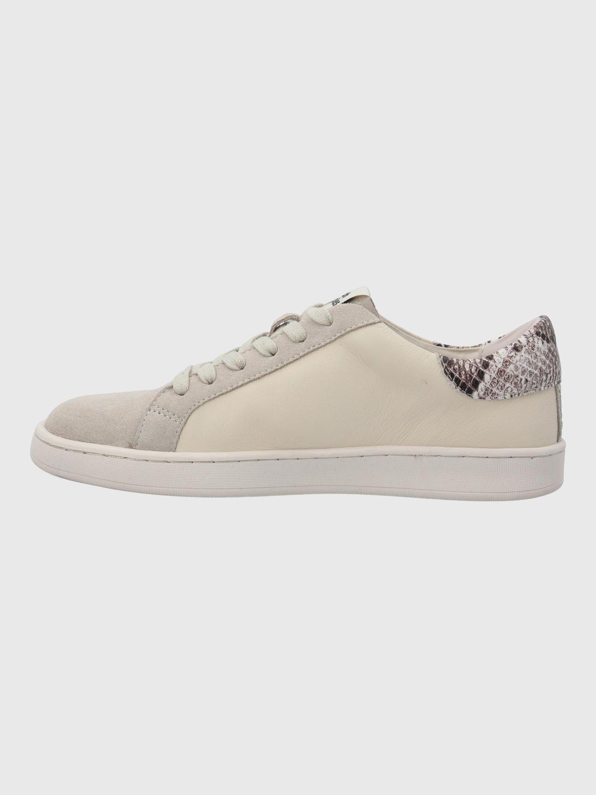 Zapatilla Cuero Mujer Merano Beige-5