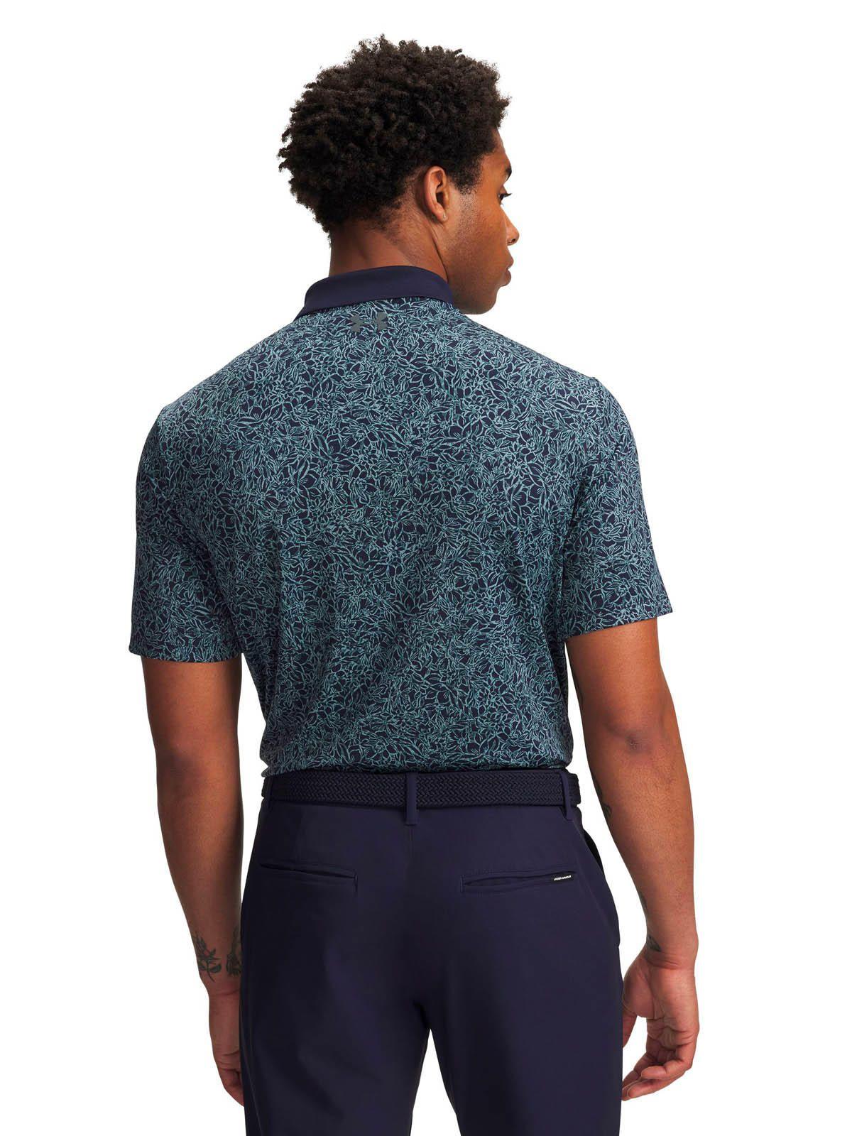 Polera Golf para hombre Matchplay Printed Azul -1