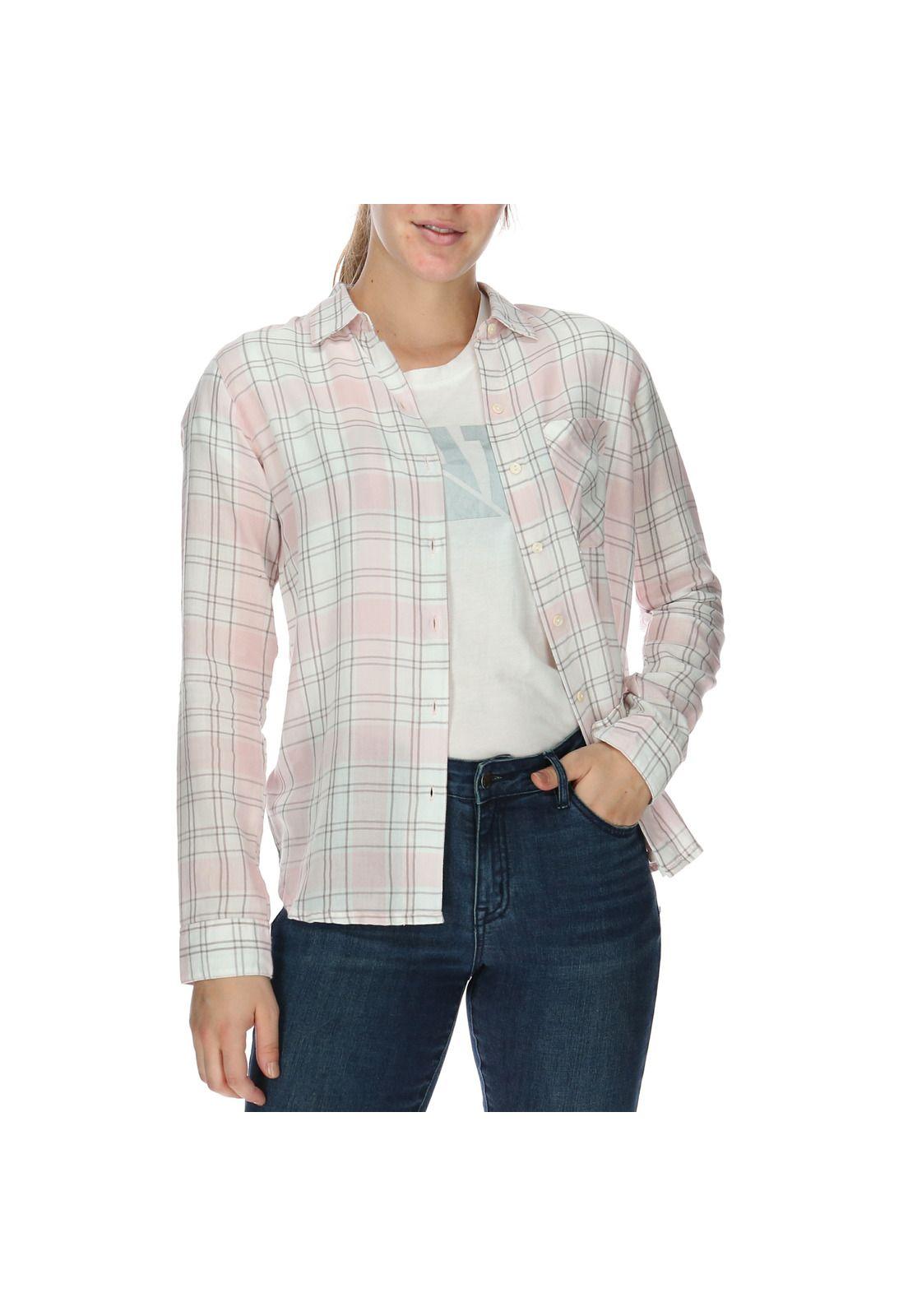 Blusa M/L Mujer Foundation L/S Plaid Multi-0