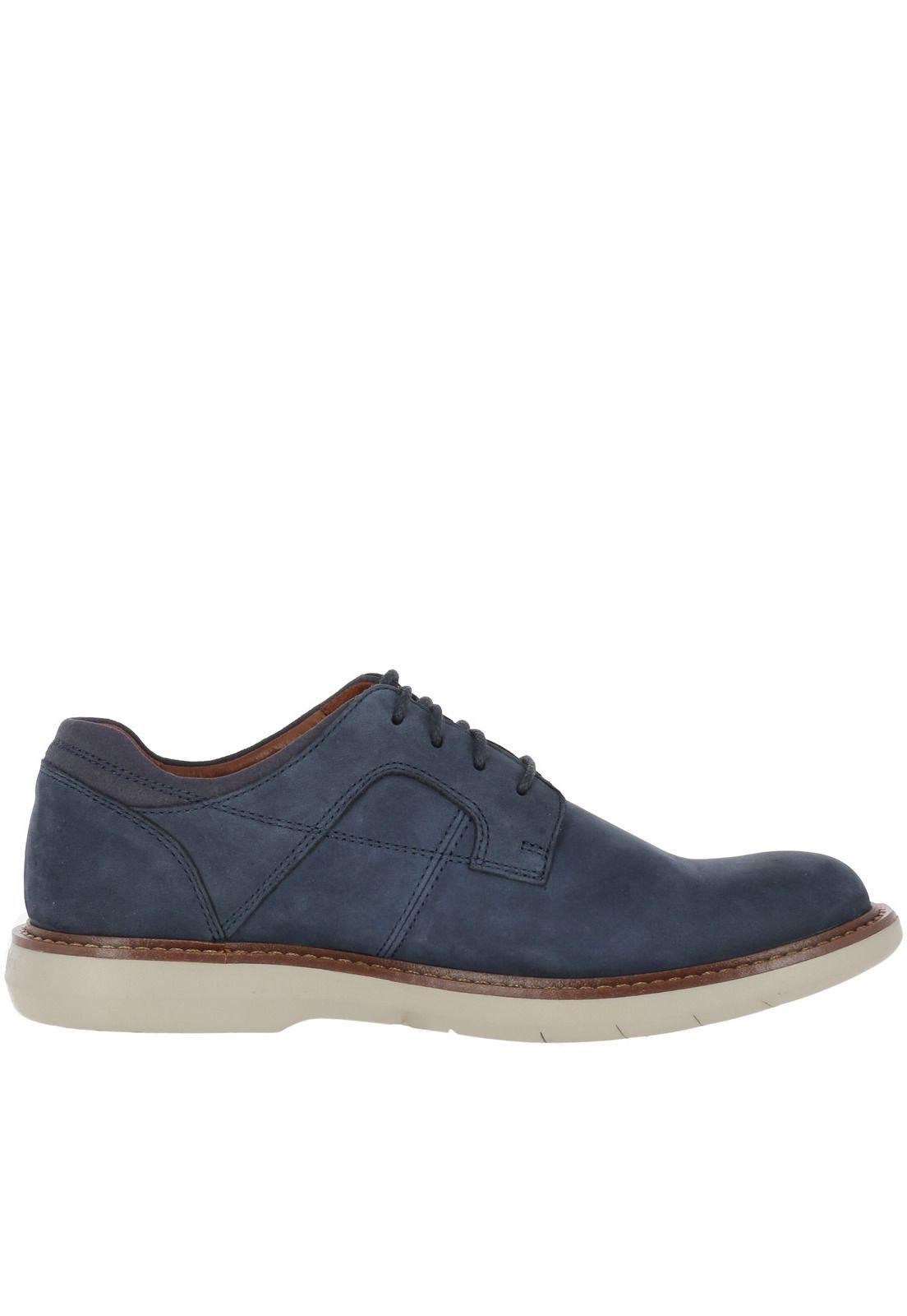 Zapato Cuero Illinois Azul-1