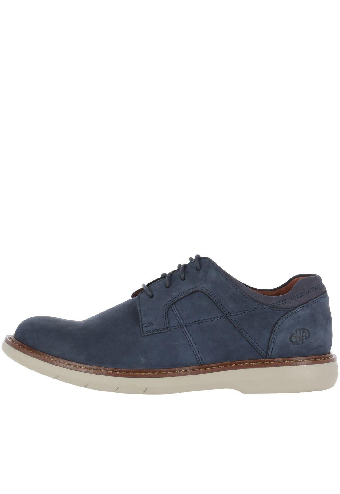 Zapato Cuero Illinois Azul-2