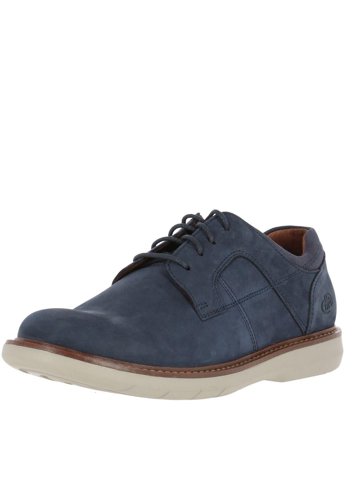 Zapato Cuero Illinois Azul-3