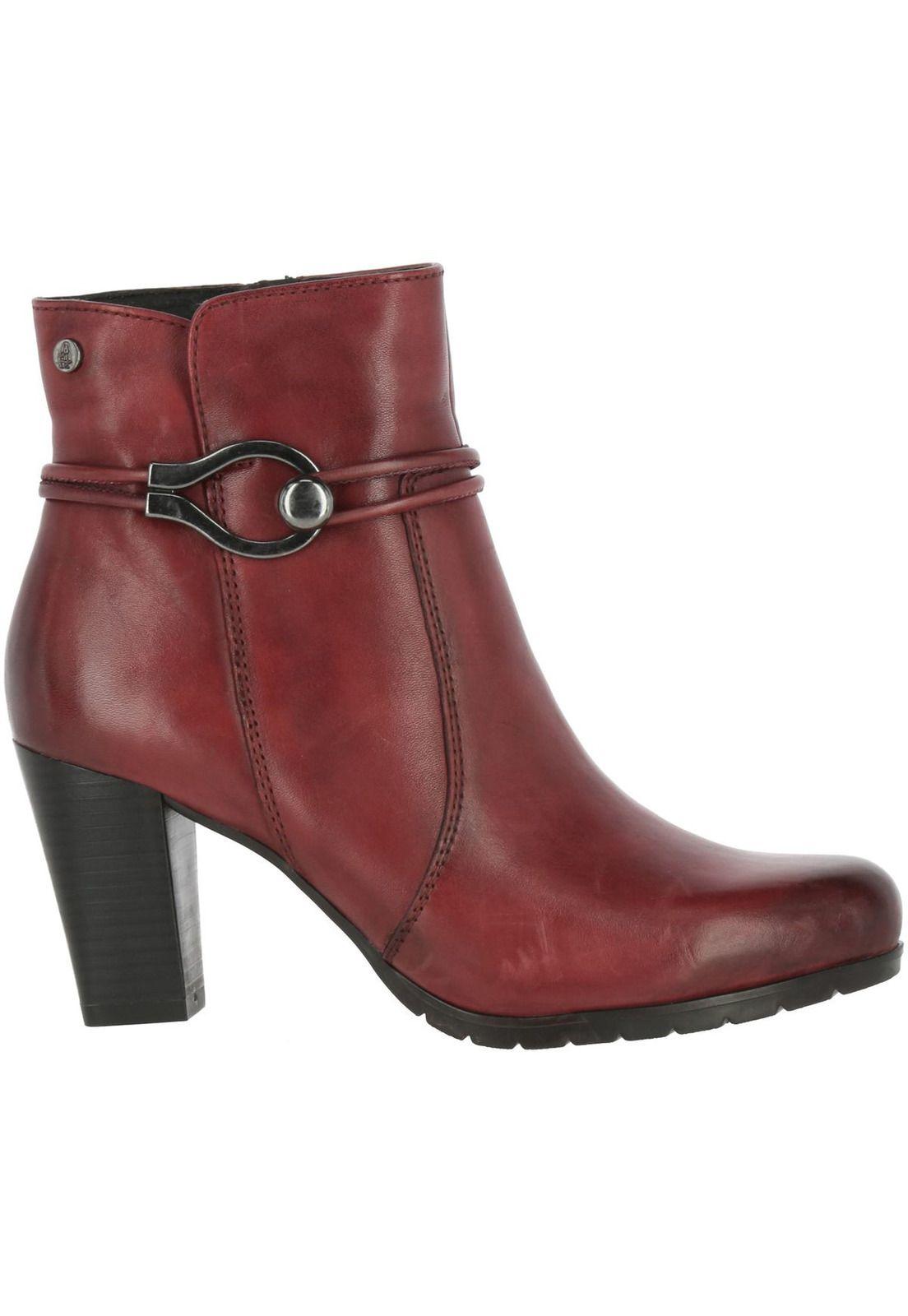 Botin Cuero Mujer Andi Burdeo-3