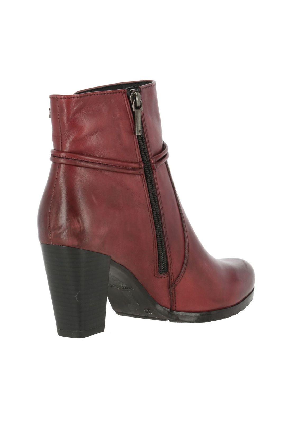 Botin Cuero Mujer Andi Burdeo-4