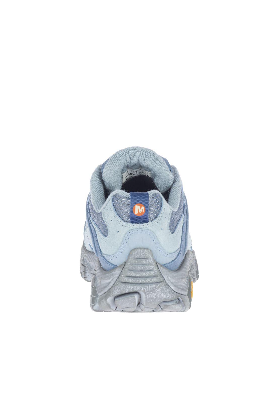 Zapatilla Mujer Moab 3 Celeste-4