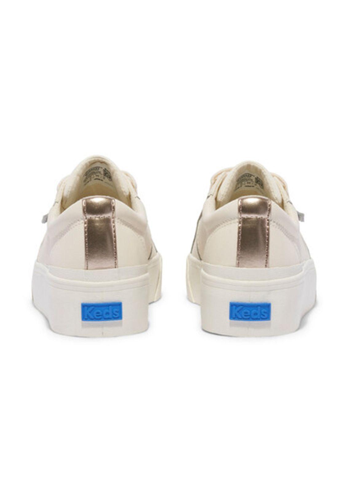 Zapatilla Cuero Beige Mujer Jump Kick Duo -4