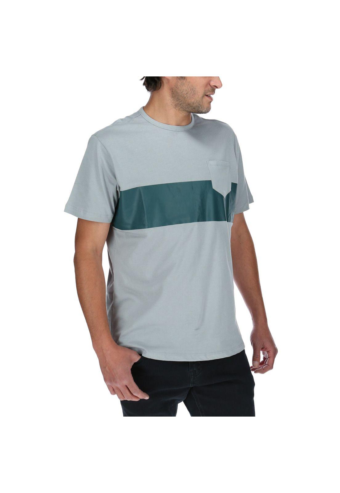 Polera Colorblock Pocket Grafito-3