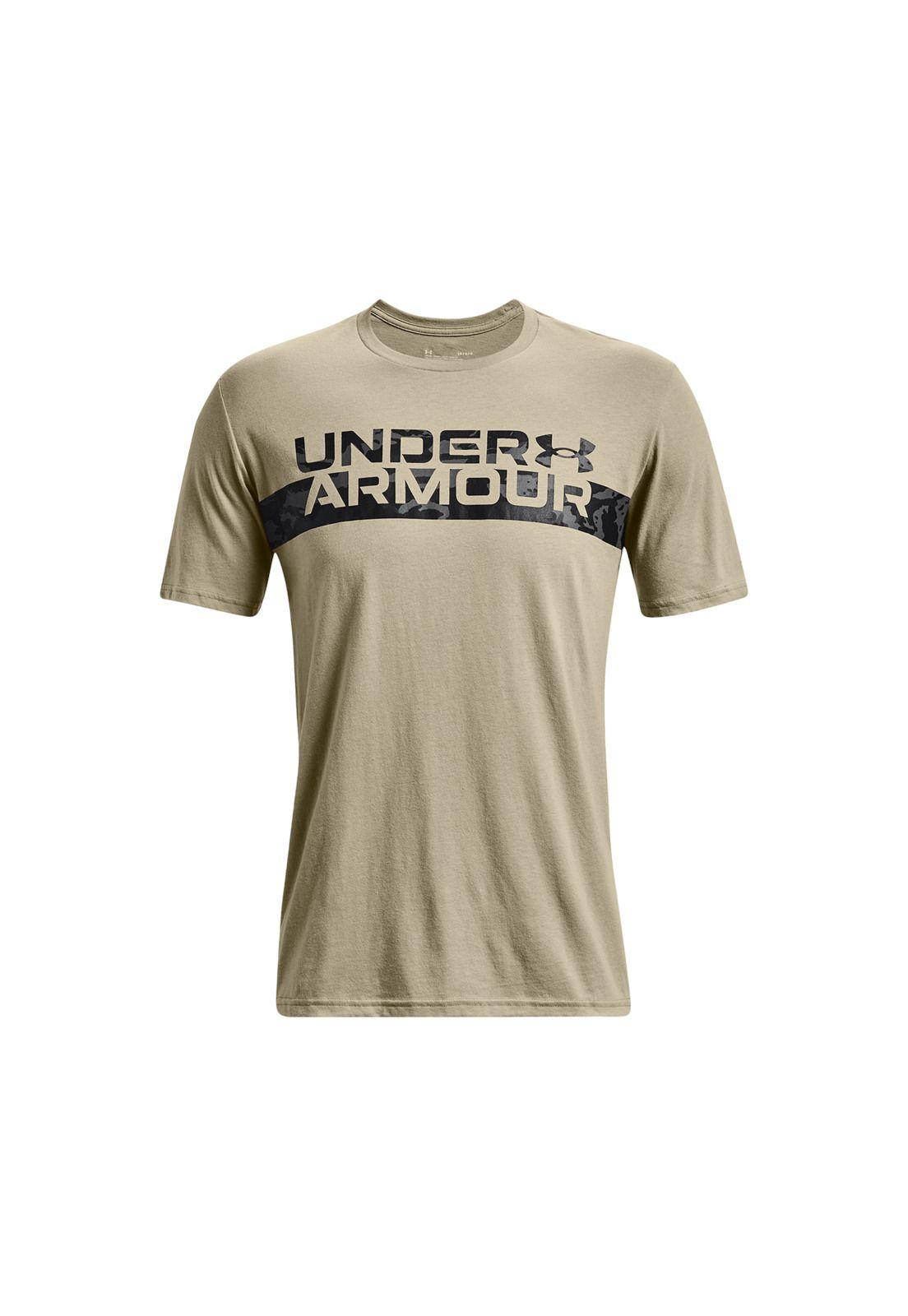 Polera Hombre Camo Chest Stripe Gris-0