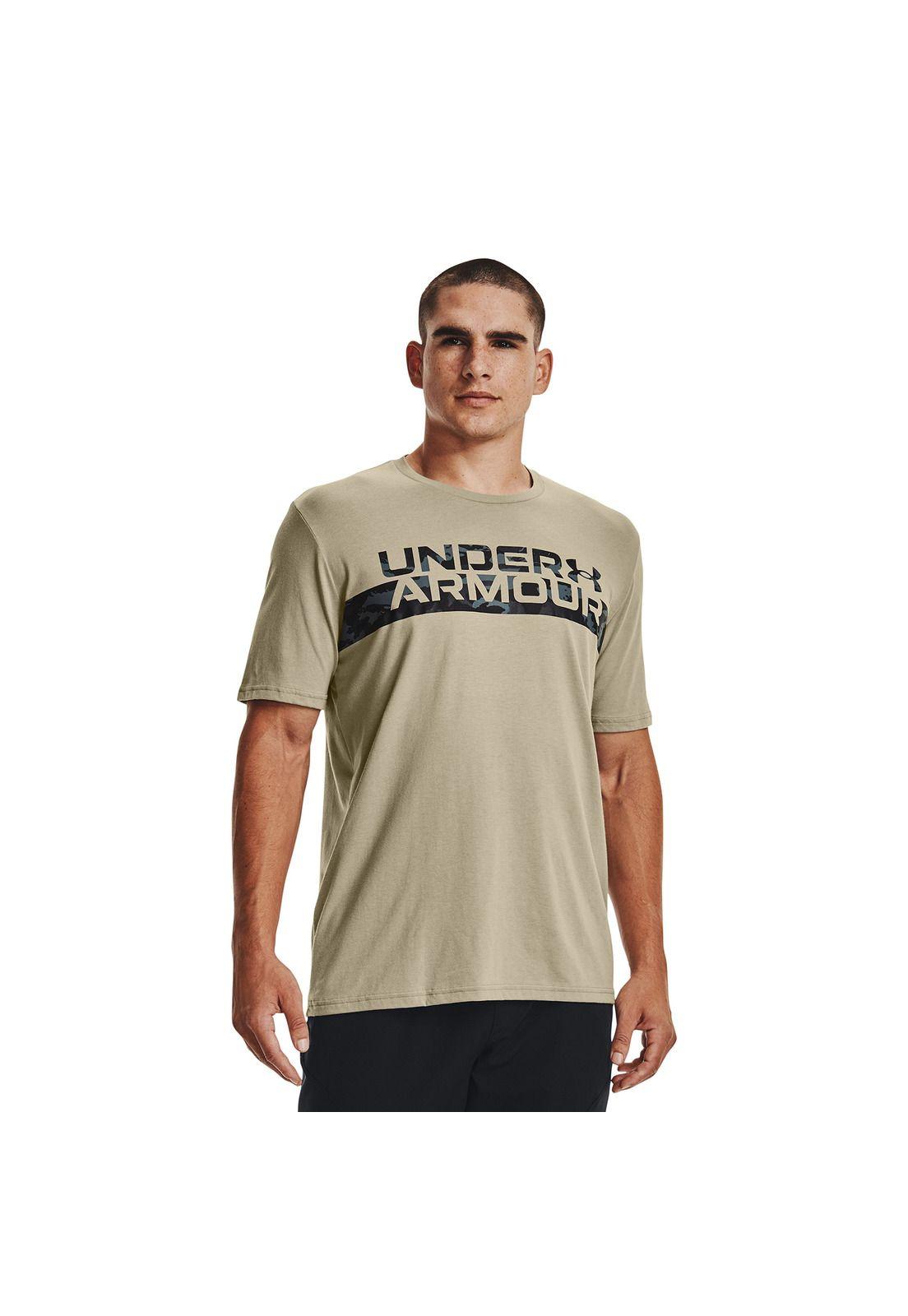 Polera Hombre Camo Chest Stripe Gris-2