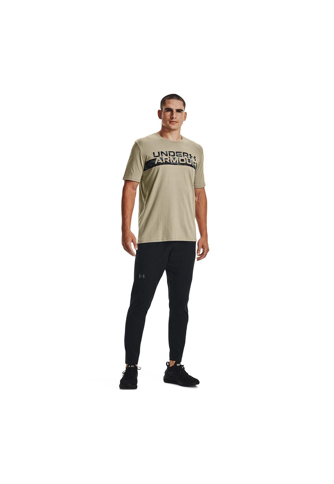 Polera Hombre Camo Chest Stripe Gris-4