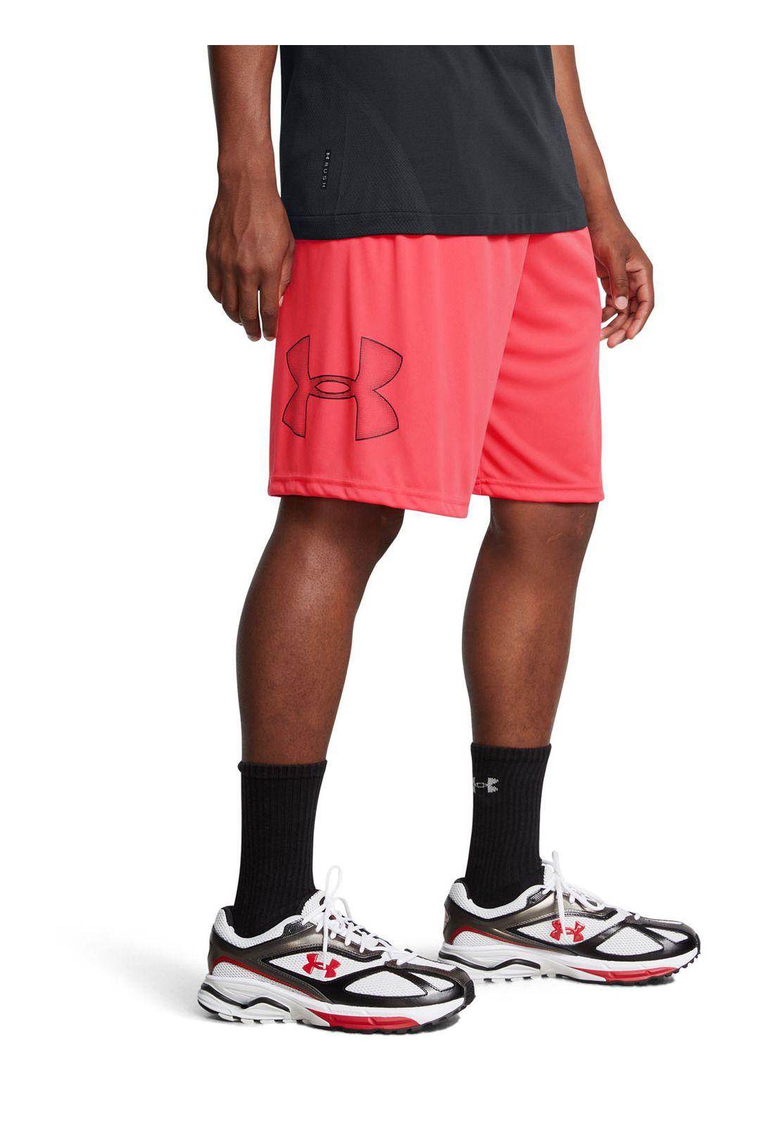 Shorts UA Tech para hombre Rojo-3