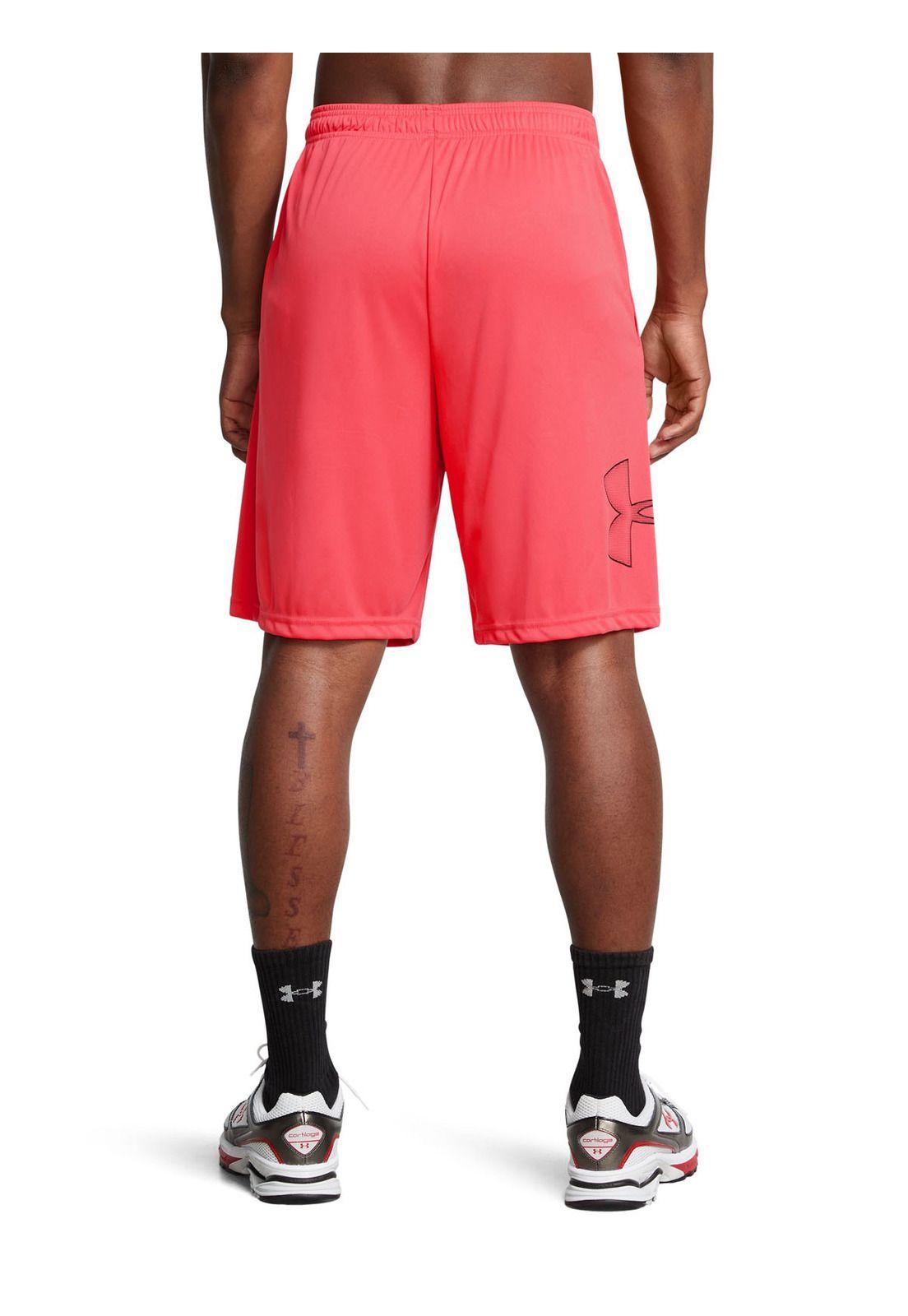 Shorts UA Tech para hombre Rojo-4