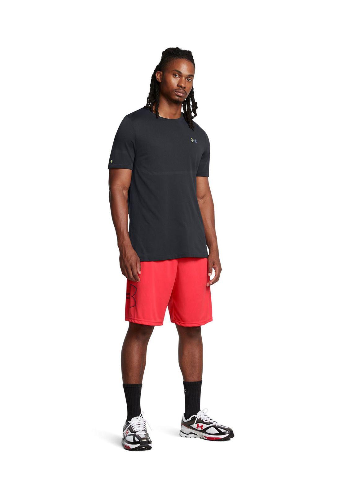 Shorts UA Tech para hombre Rojo-5
