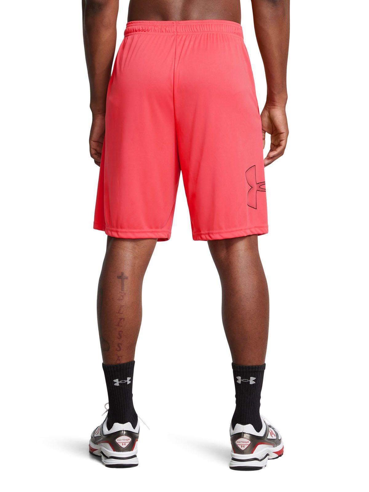Shorts UA Tech para hombre Rojo-4