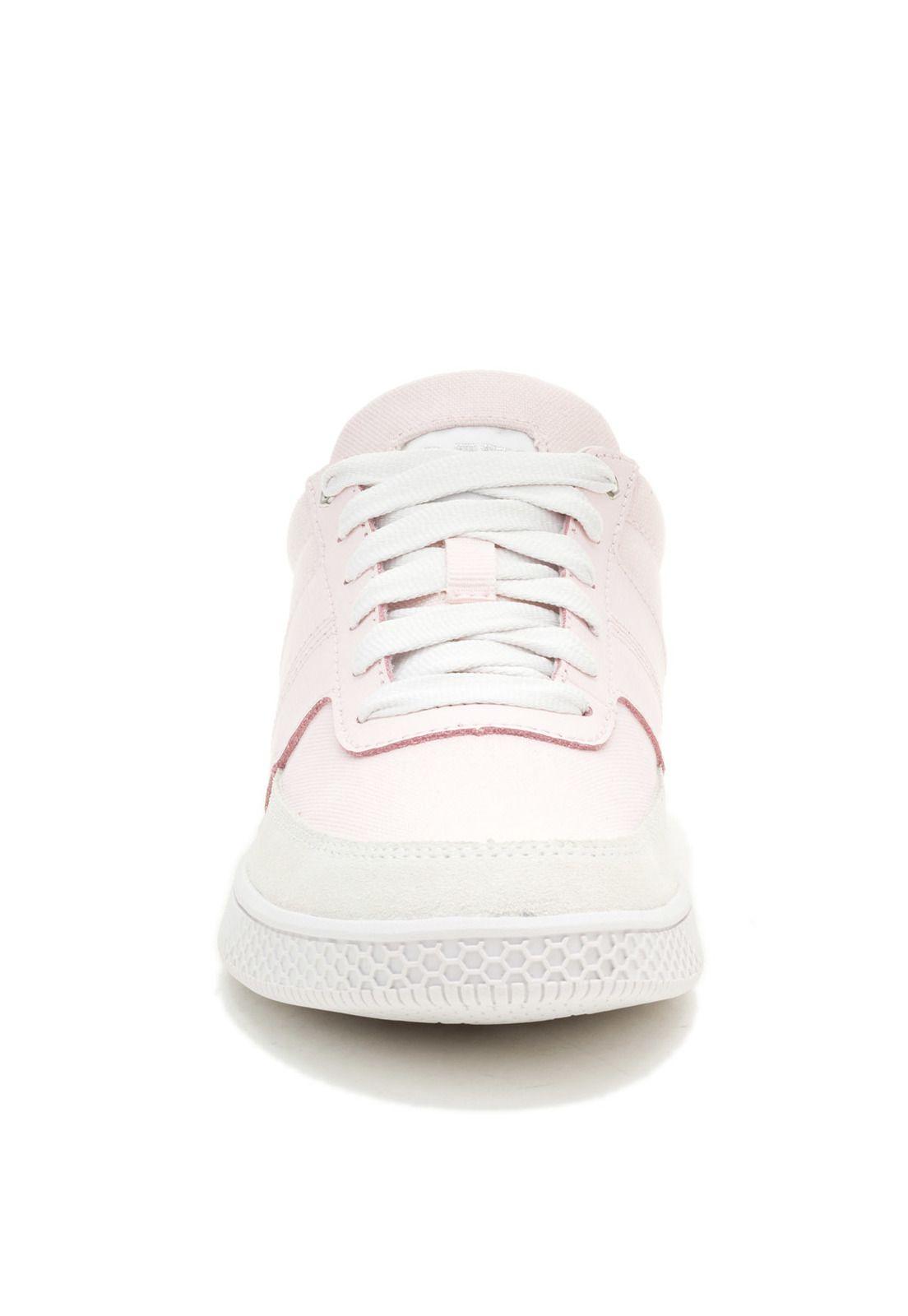 Zapatilla Pause Retro Canvas Mujer Rosa-4