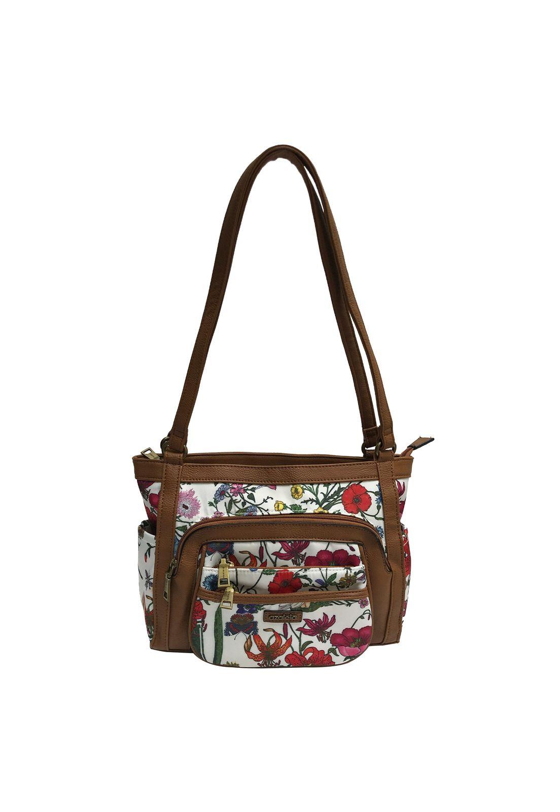 Cartera Mujer Flower Tote Multicolor Mujer-2