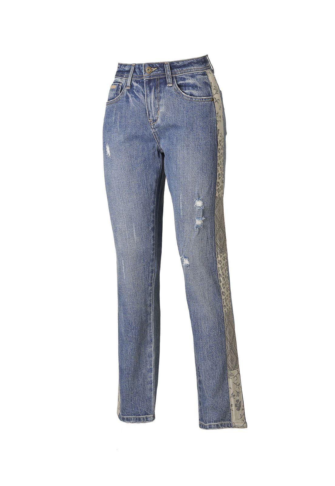 Jeans Mujer Balta Azul-0
