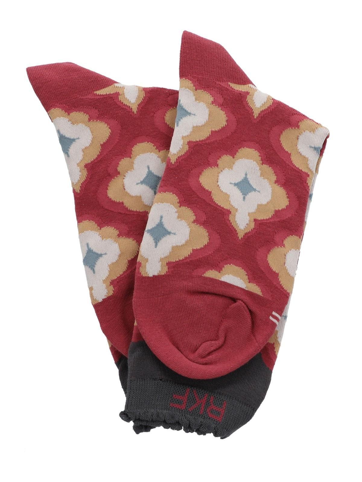 Calcetín Bambú Mujer C St Tile Morado-2