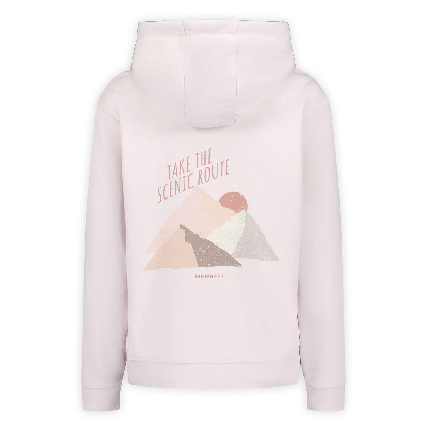 Poleron Mujer Scenic Route Rosado-1