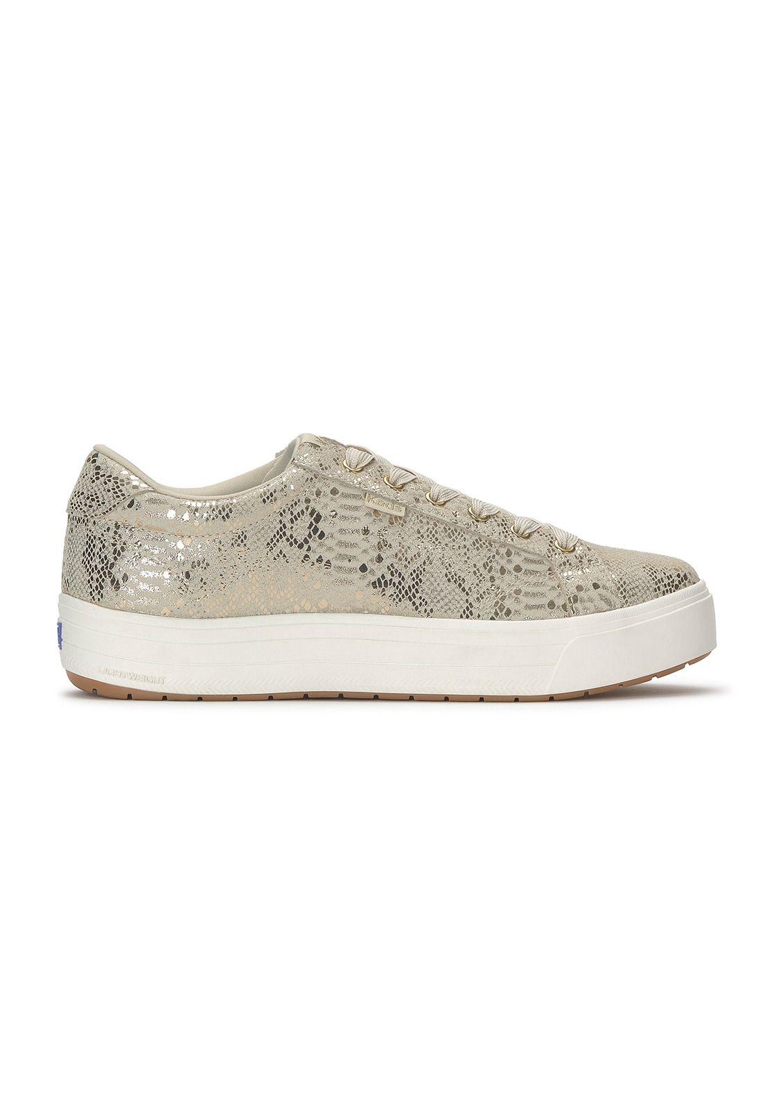 Zapatilla Cuero Mujer Park  Metallic Lthr Dorado-0