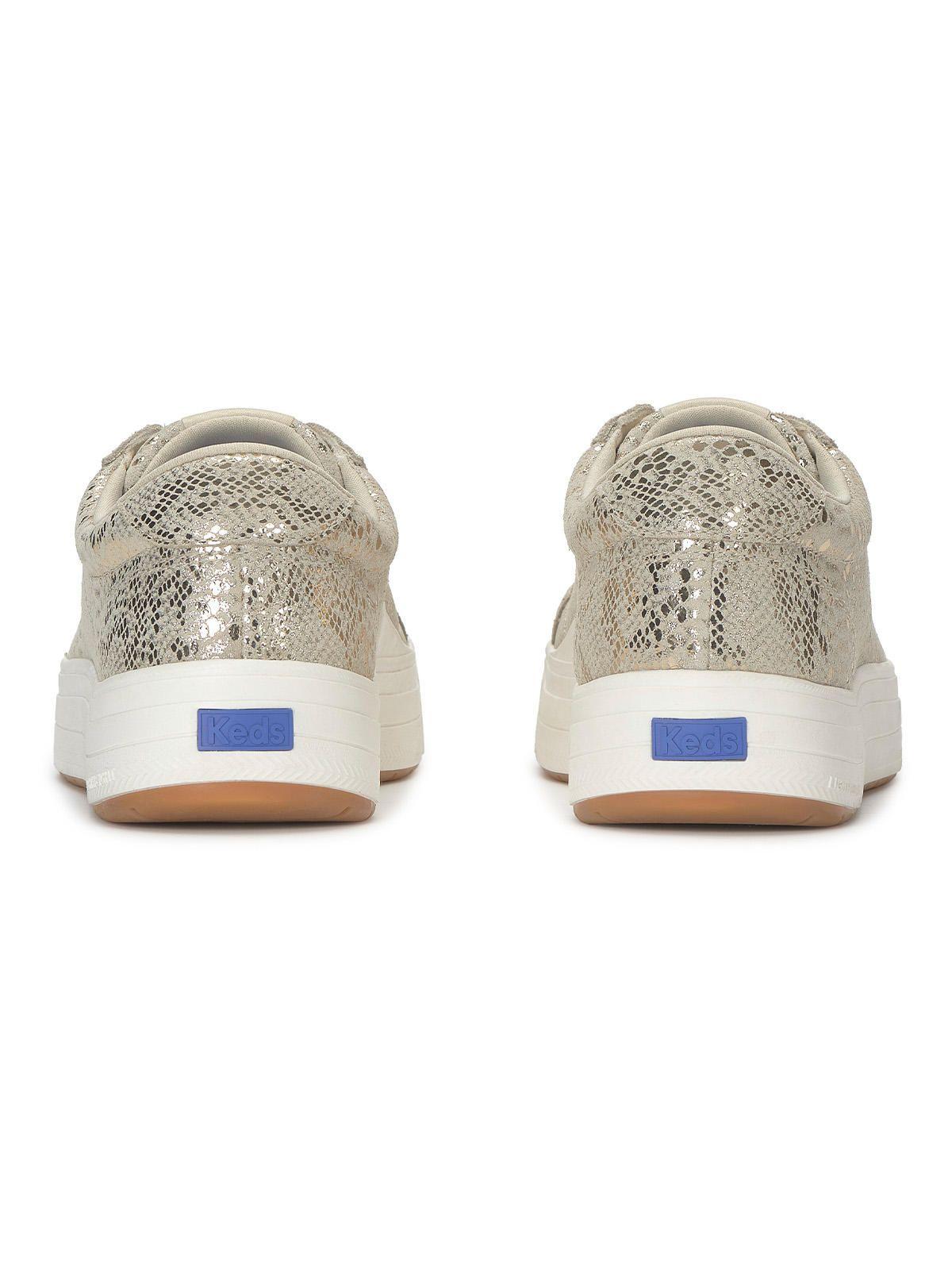 Zapatilla Cuero Mujer Park  Metallic Lthr Dorado-5