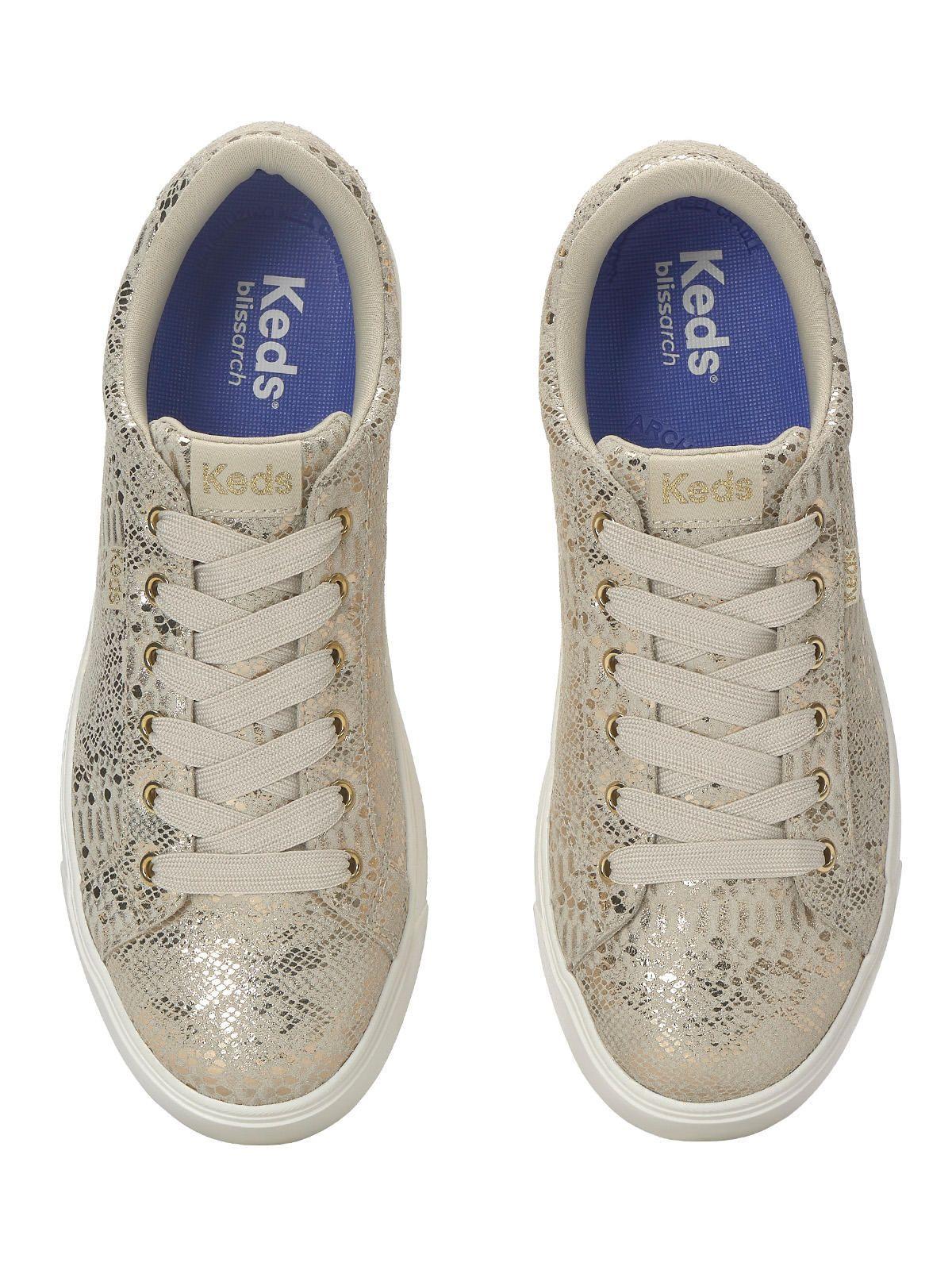 Zapatilla Cuero Mujer Park  Metallic Lthr Dorado-4