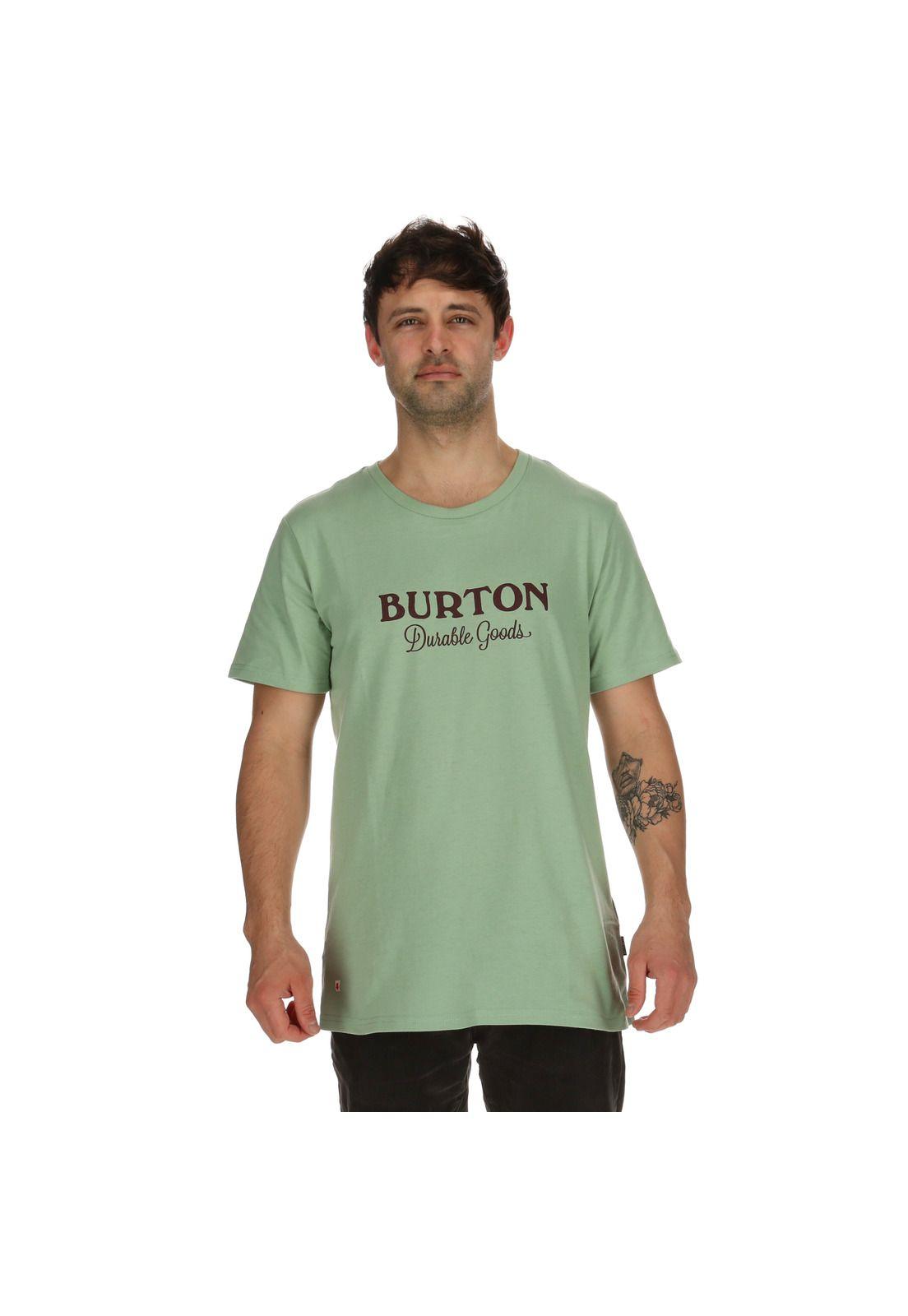 Polera M/C Masculino Breeze Verde Claro Burton-0