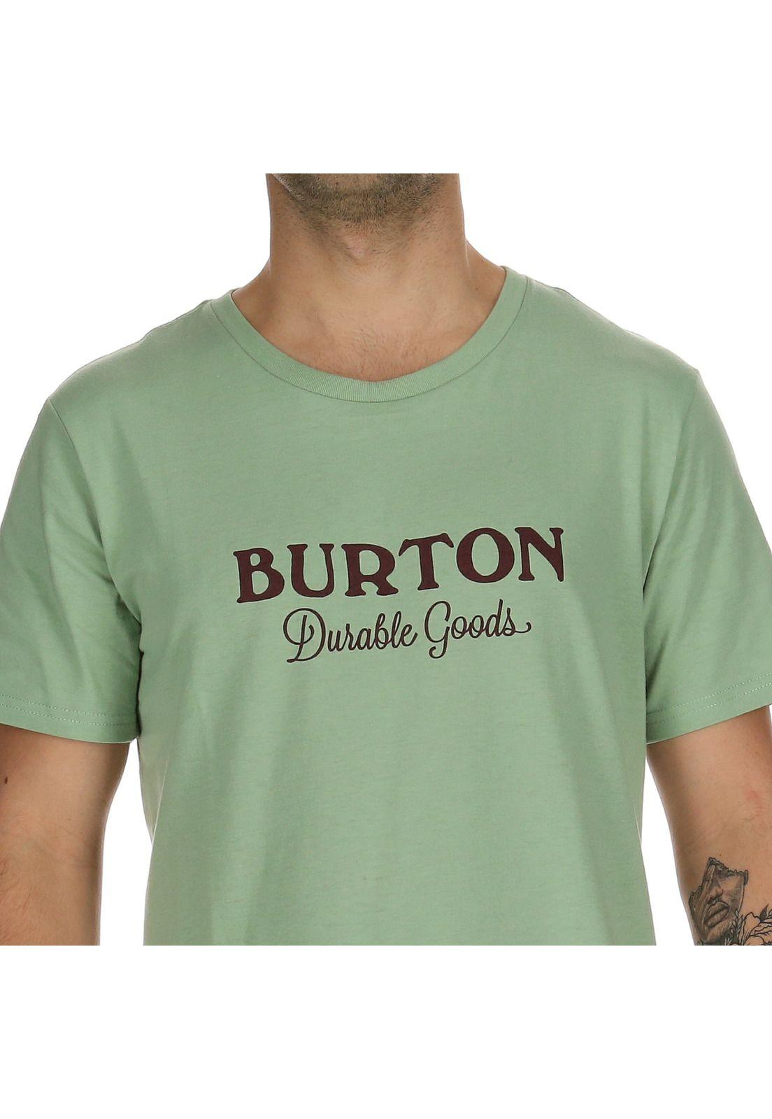 Polera M/C Masculino Breeze Verde Claro Burton-3
