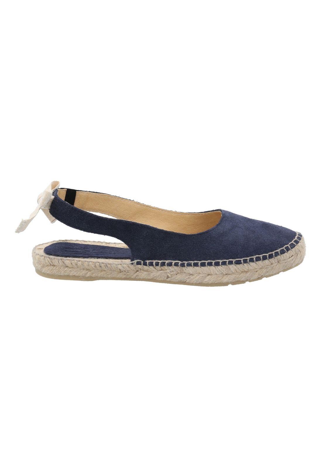 Alpargata Cuero Mujer Bante Azul-0