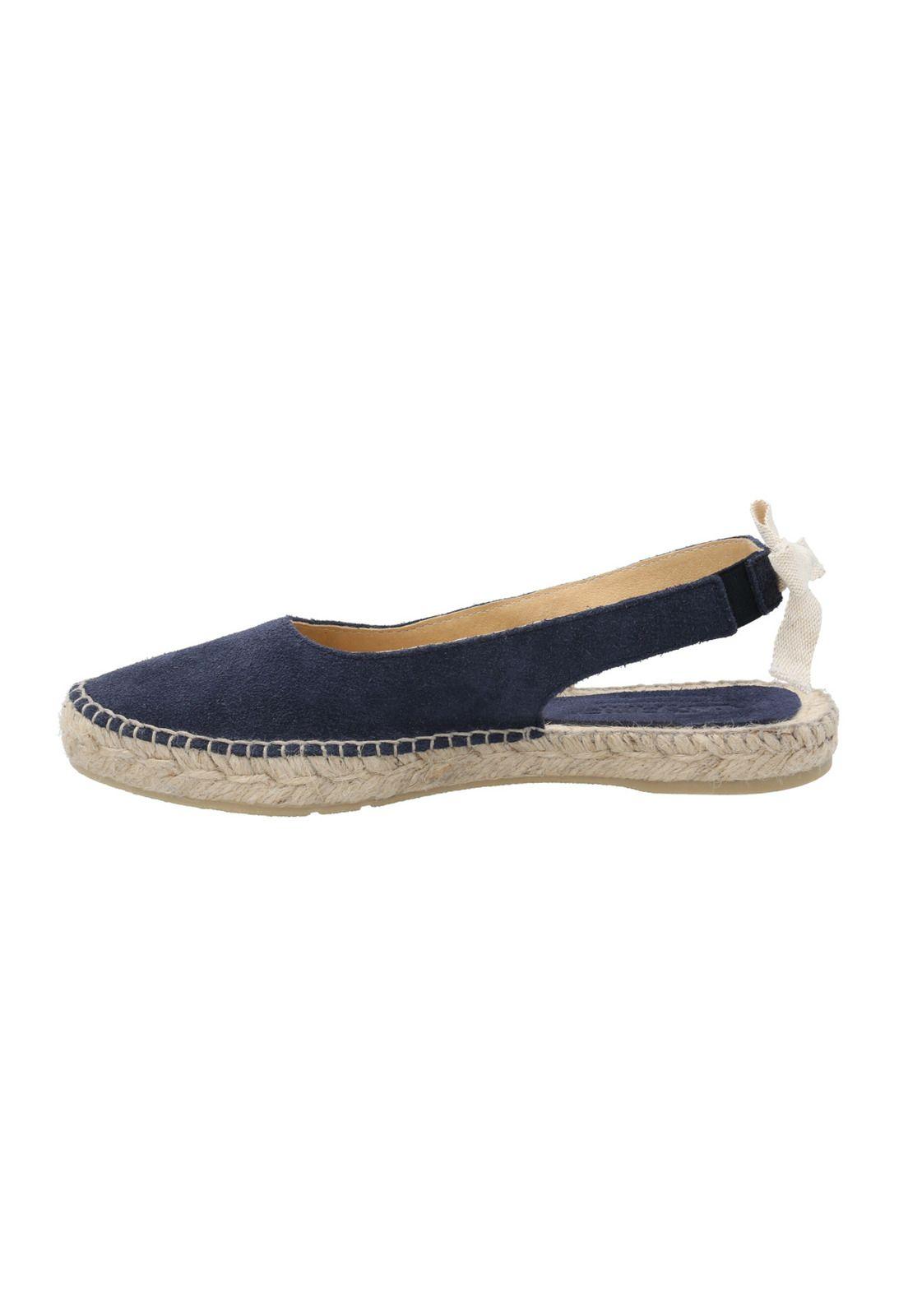 Alpargata Cuero Mujer Bante Azul-5
