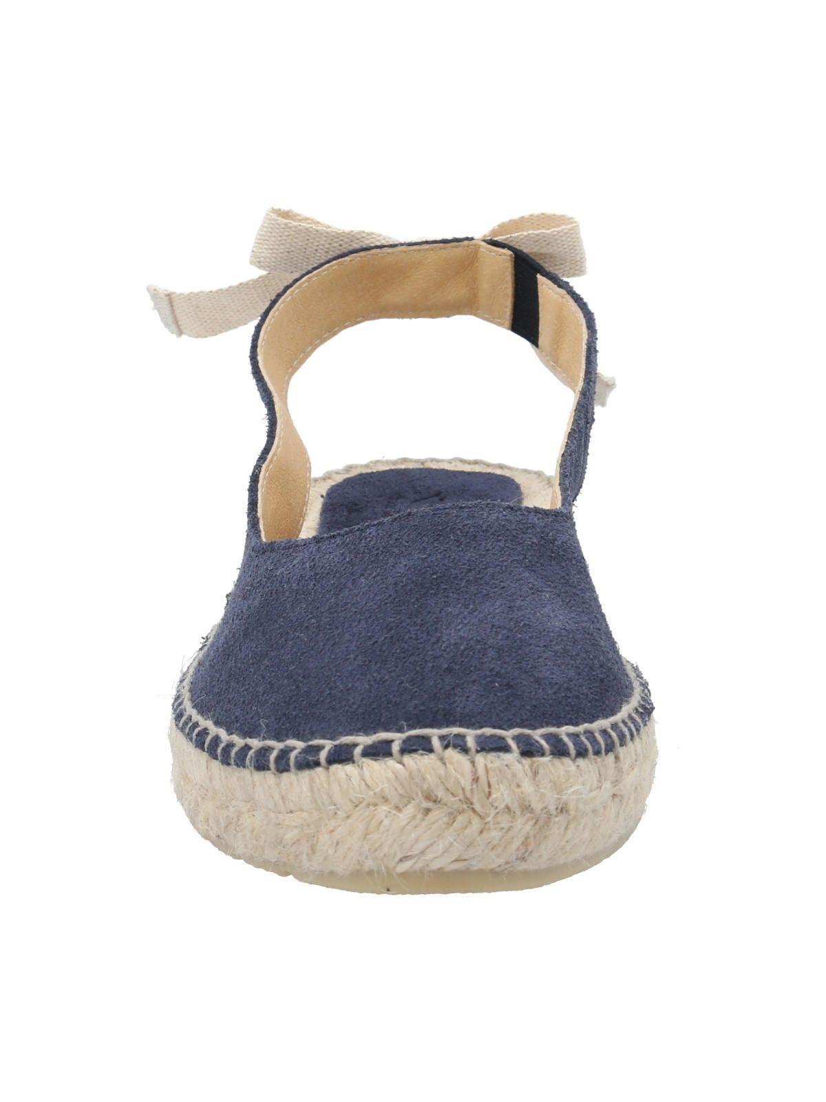 Alpargata Cuero Mujer Bante Azul-3