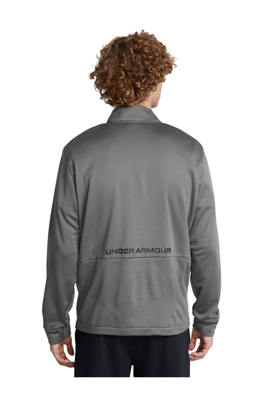 Chaqueta Armor Fleece 1/2 zip hombre Gris-4
