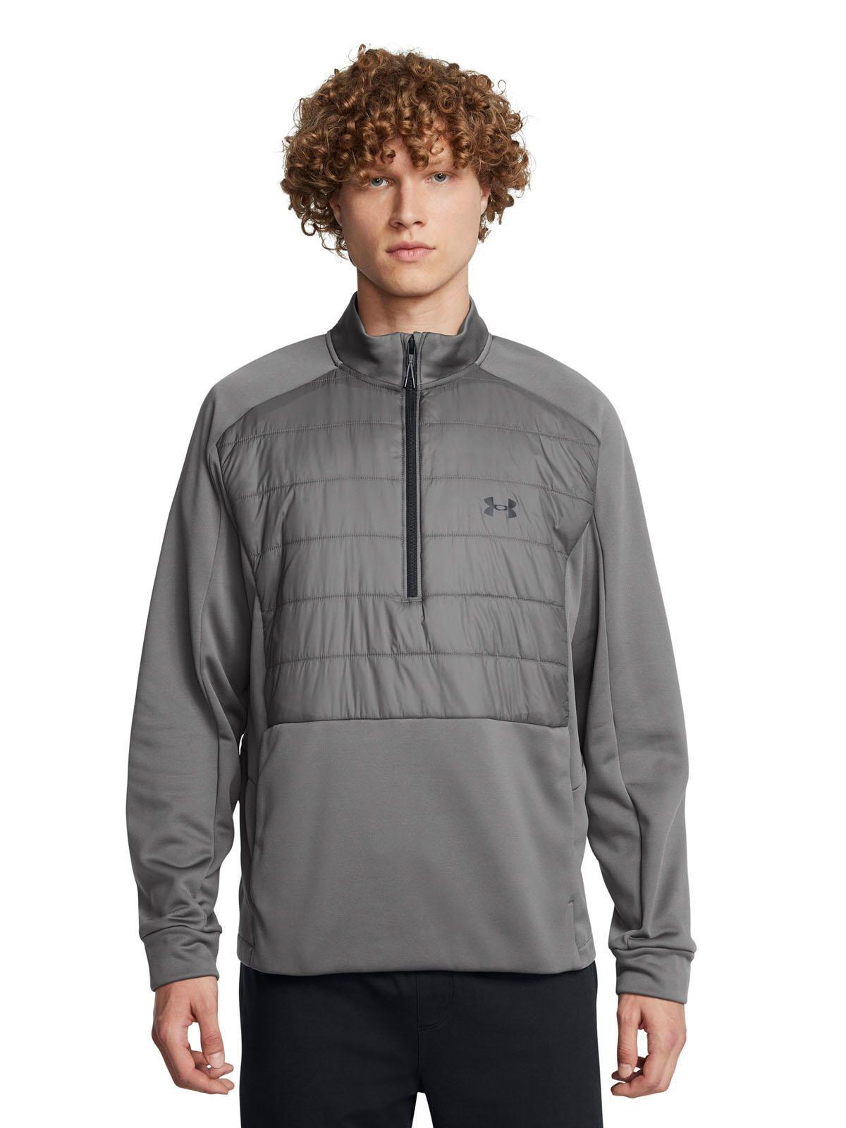 Chaqueta Armour Fleece 1/2 zip hombre Gris-3