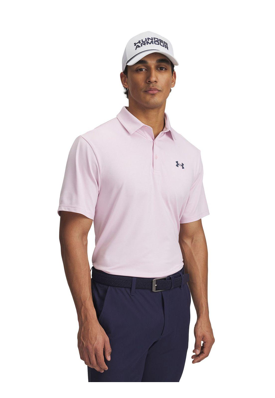 Polo Manga Corta Playoff 3.0 Hombre Rosa-0