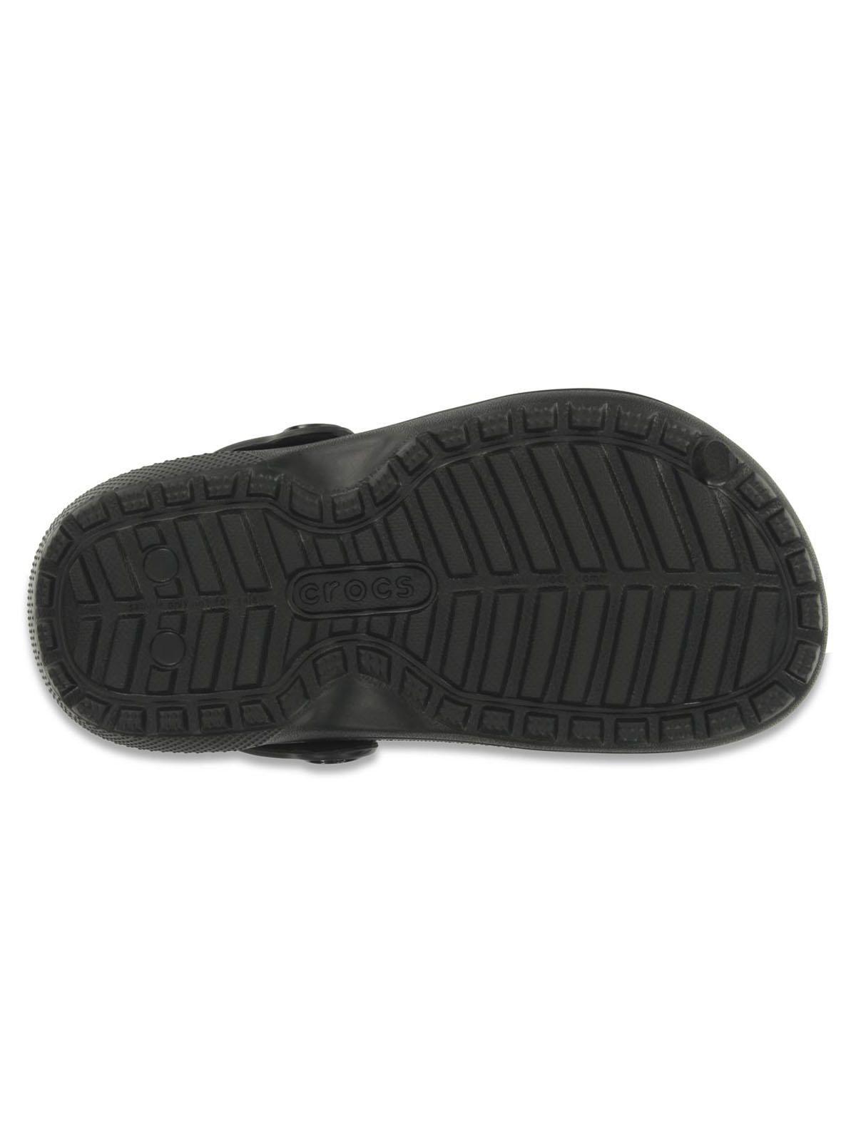 Zueco Crocs Niño Classic Lined Clog K Negro-5