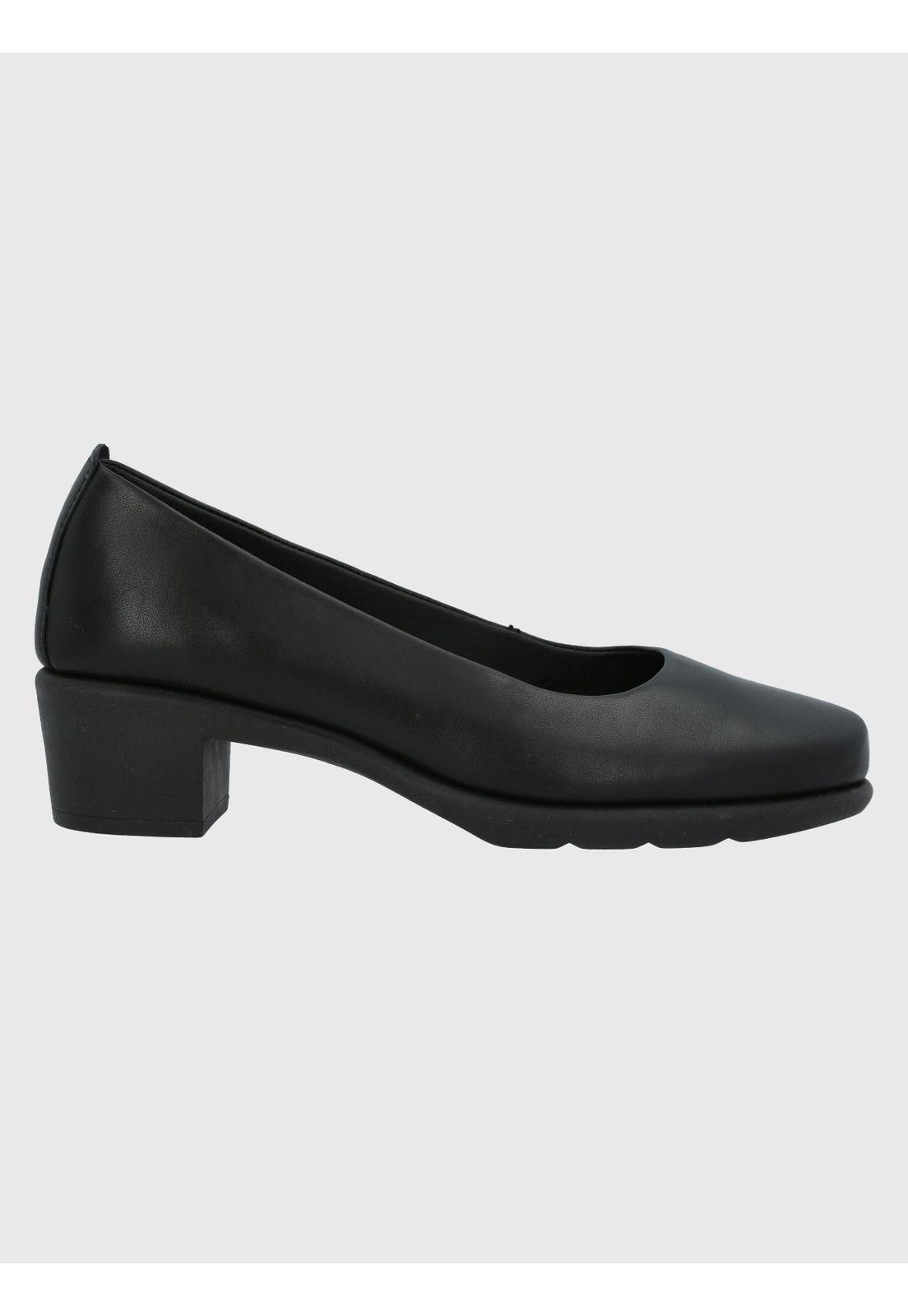 Zapato Cuero Mujer Tiina Negro-1