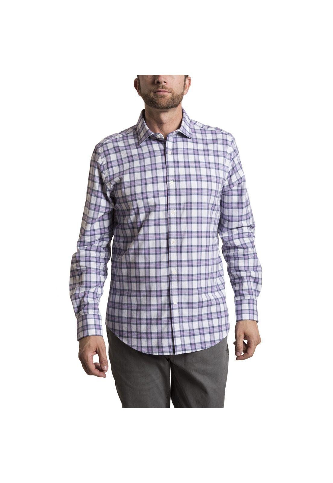 Camisa Tartan Flex Rockford Morado-0