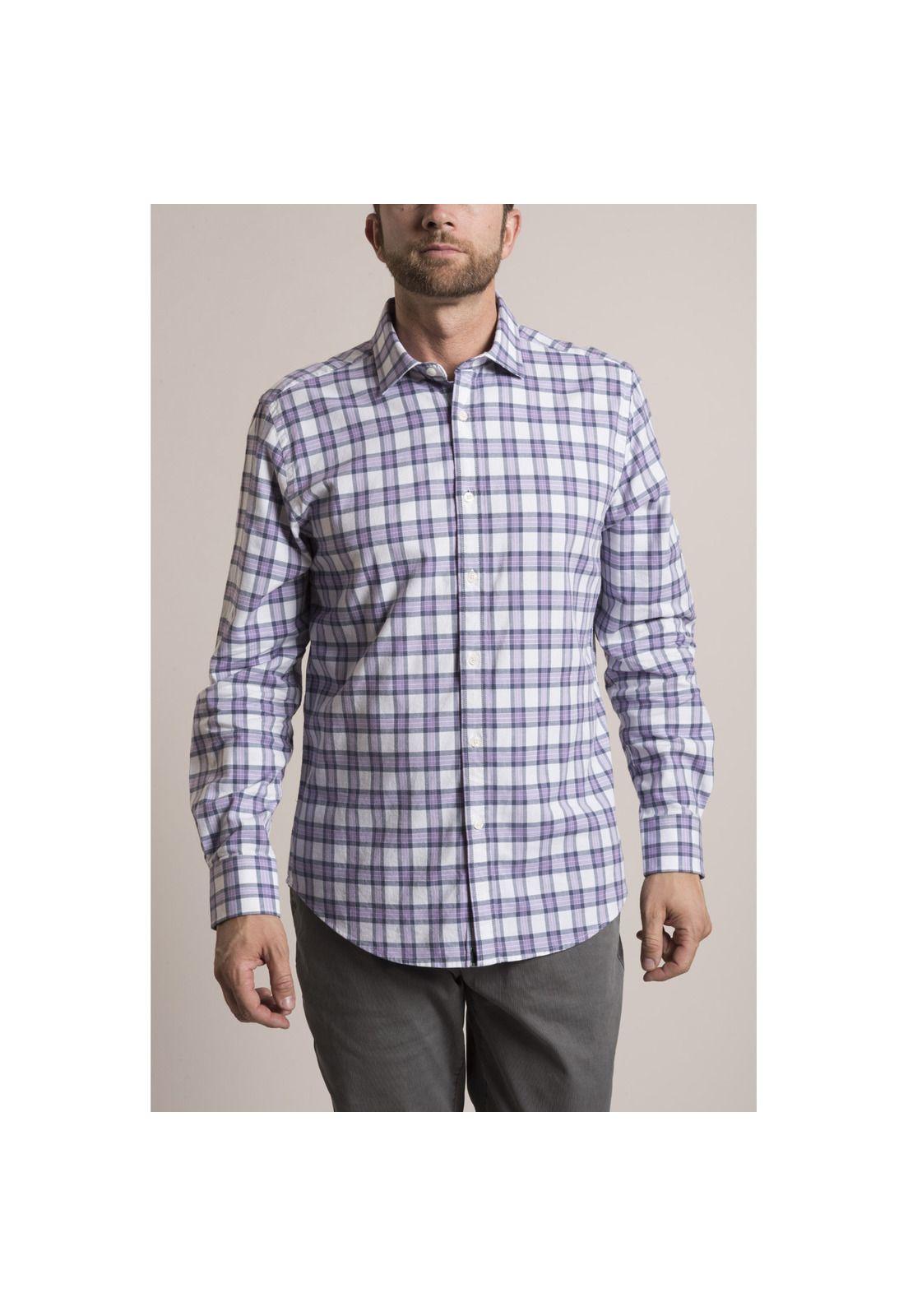 Camisa Tartan Flex Rockford Morado-2