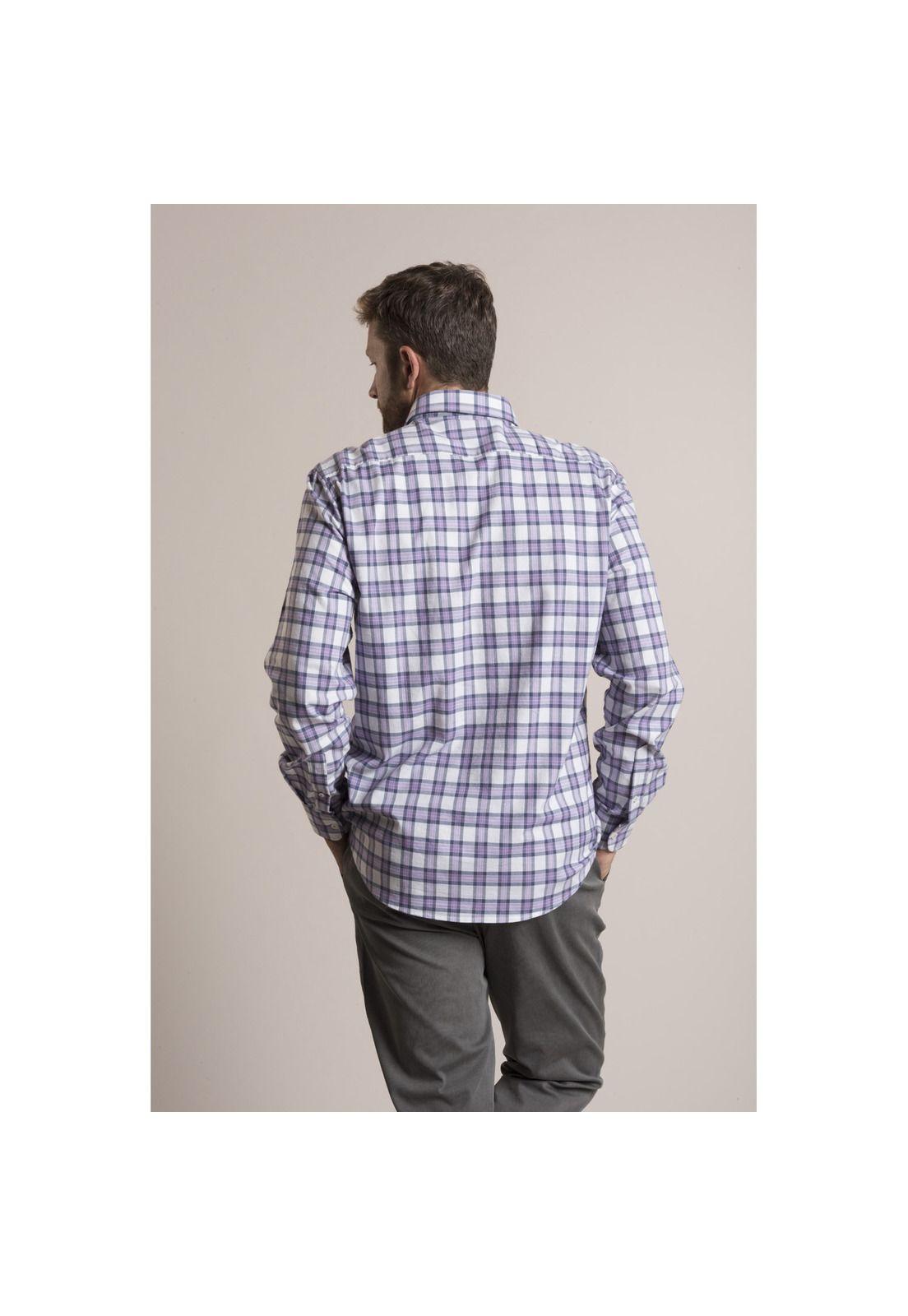 Camisa Tartan Flex Rockford Morado-3