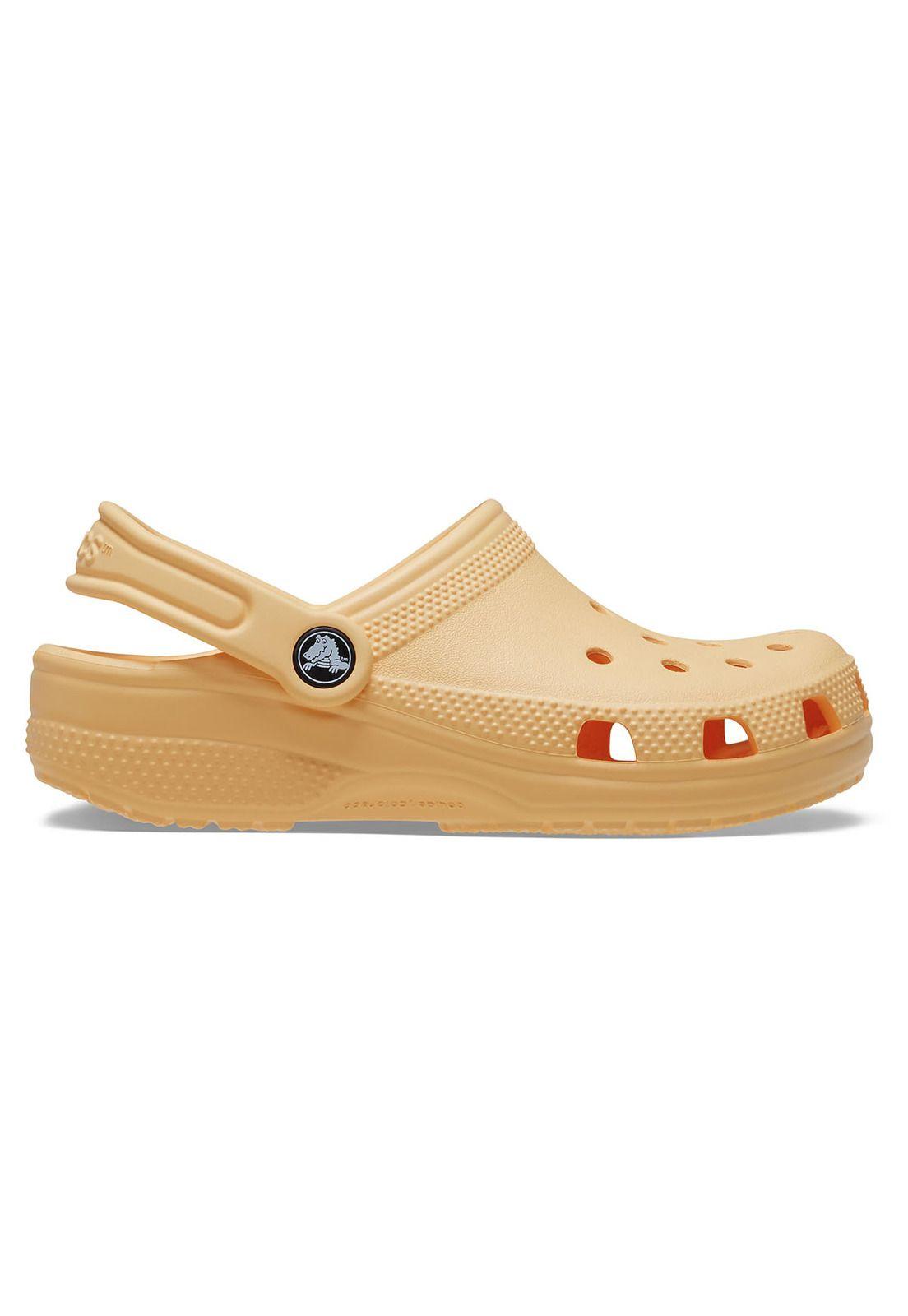 Zueco Crocs Niño Classic Clog Amarillo-0