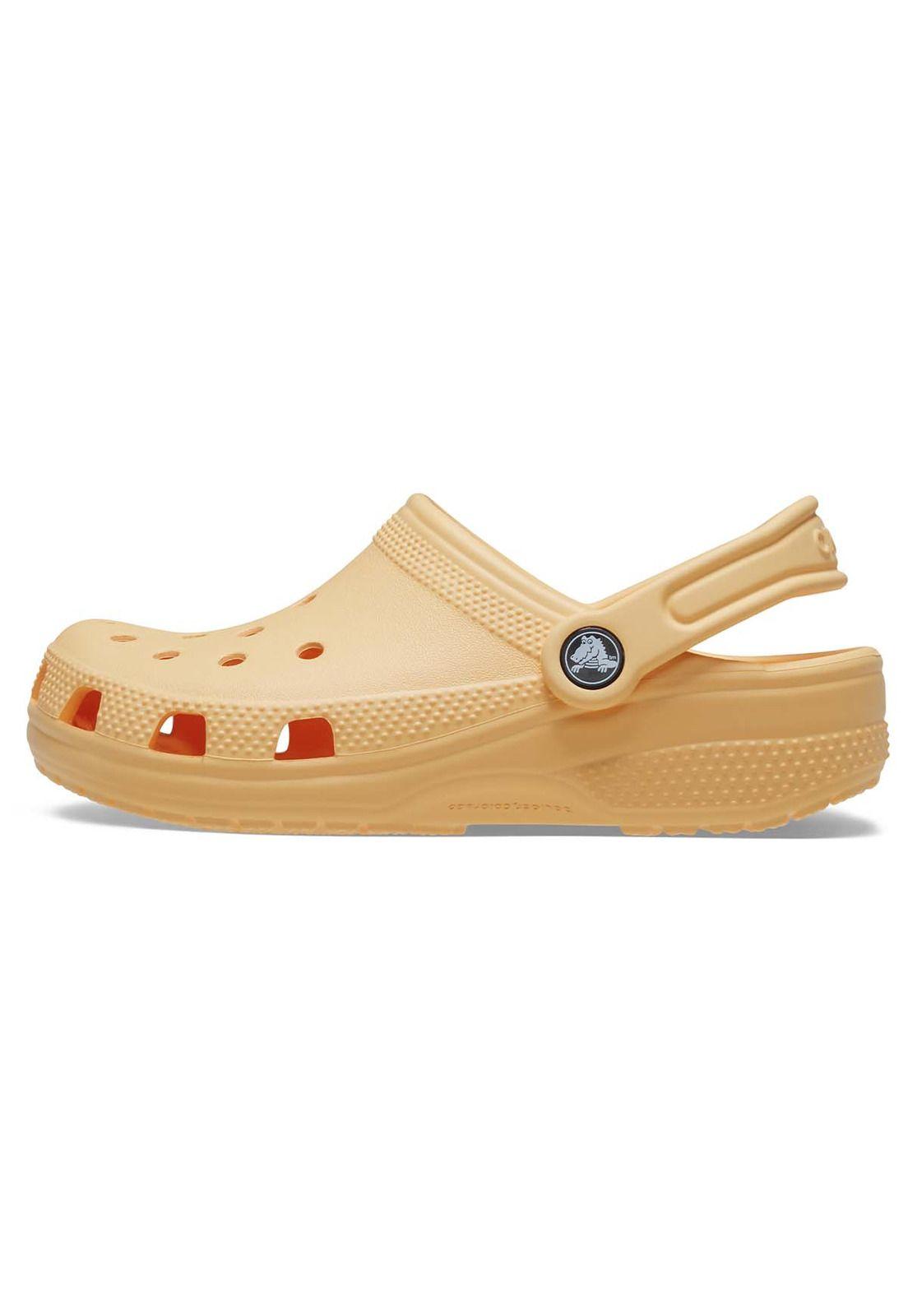 Zueco Crocs Niño Classic Clog Amarillo-1