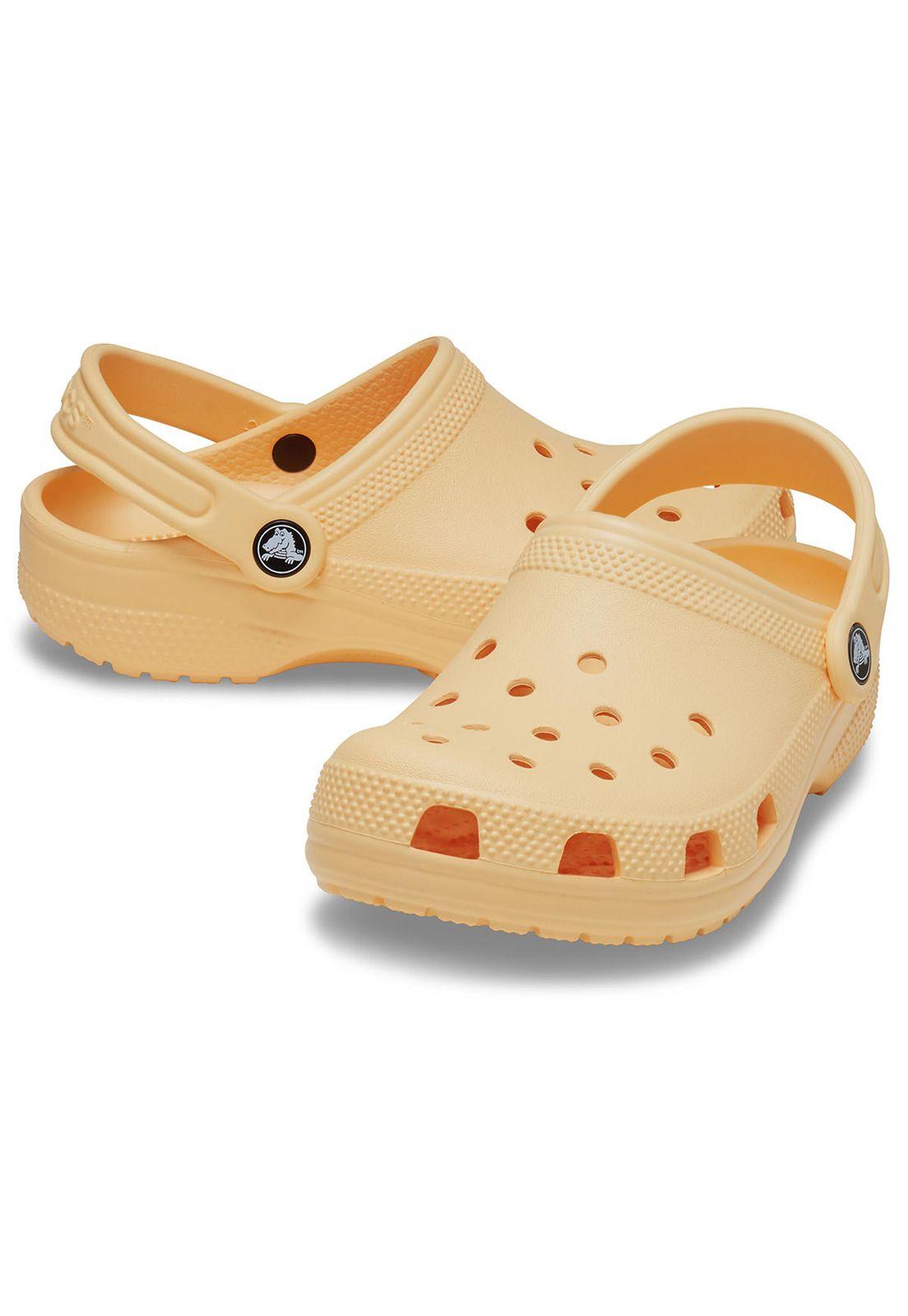 Zueco Crocs Niño Classic Clog Amarillo-3