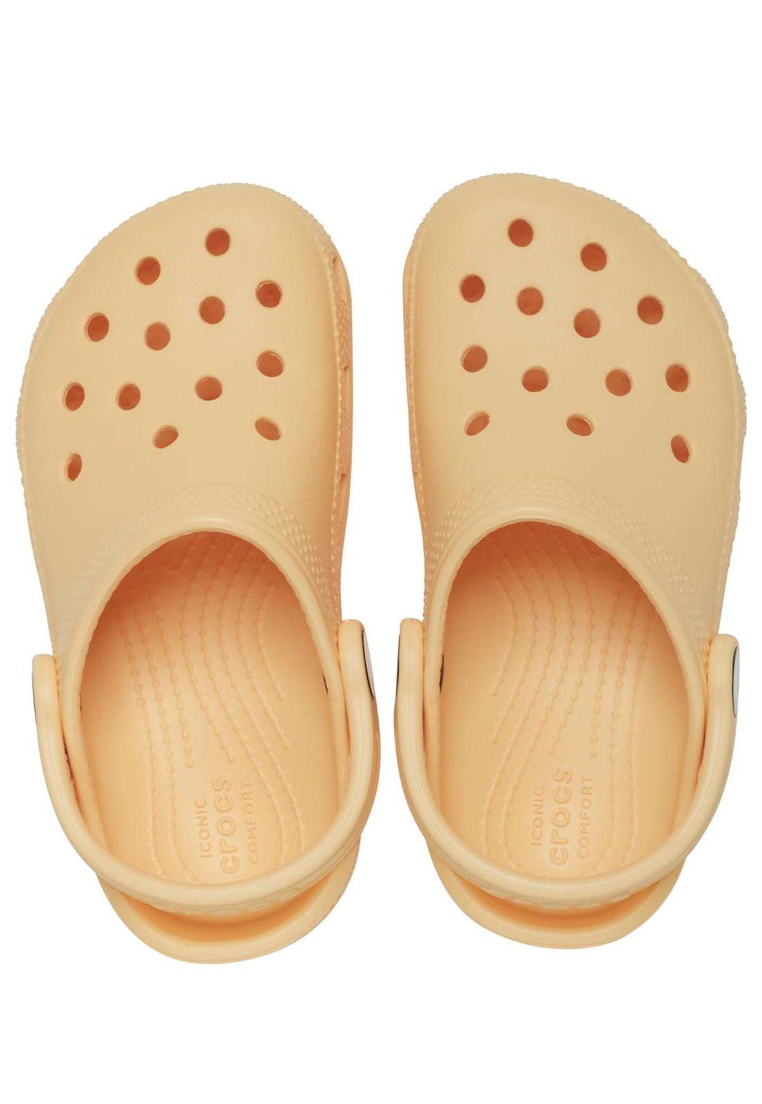 Zueco Crocs Niño Classic Clog Amarillo-4