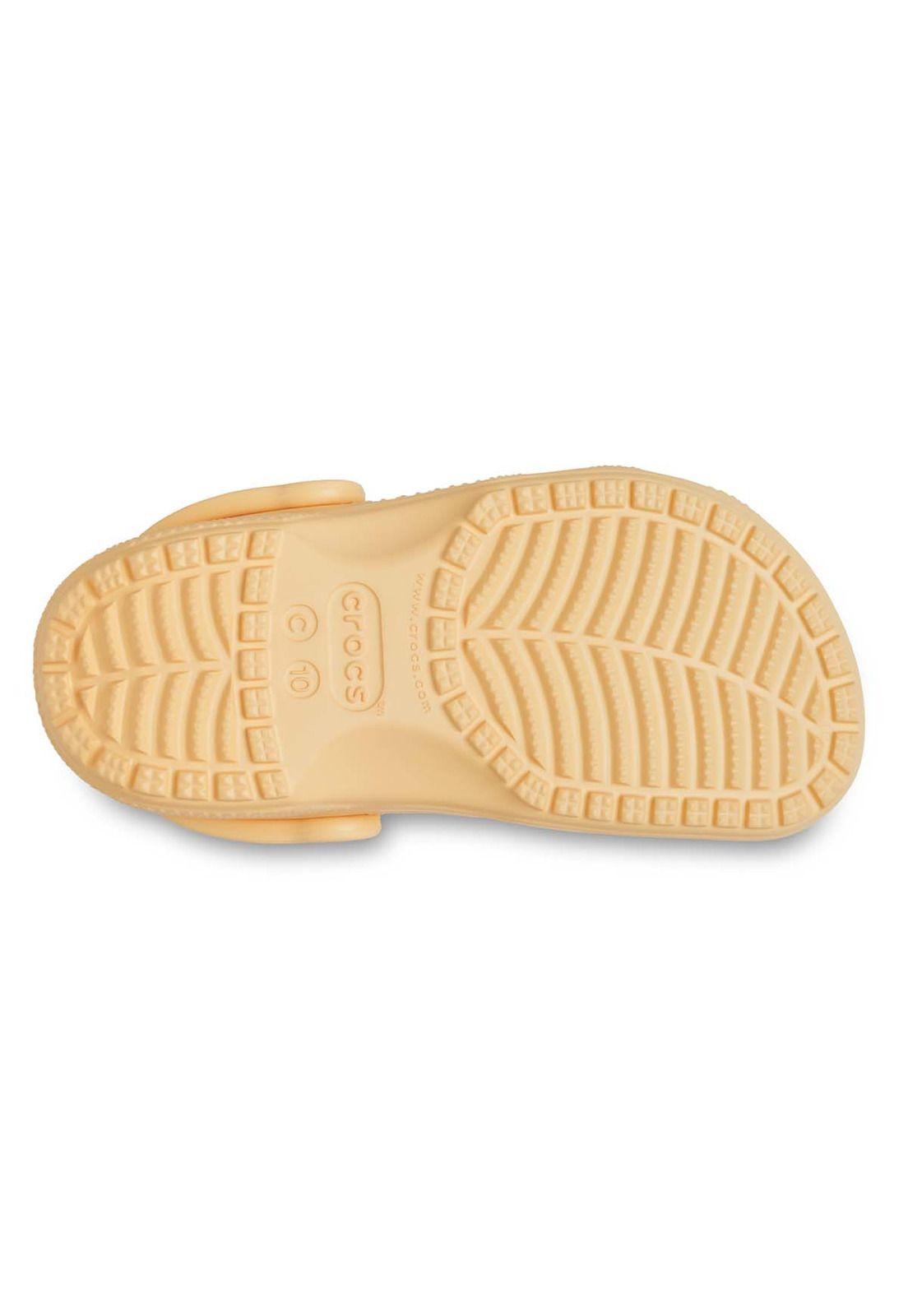 Zueco Crocs Niño Classic Clog Amarillo-5