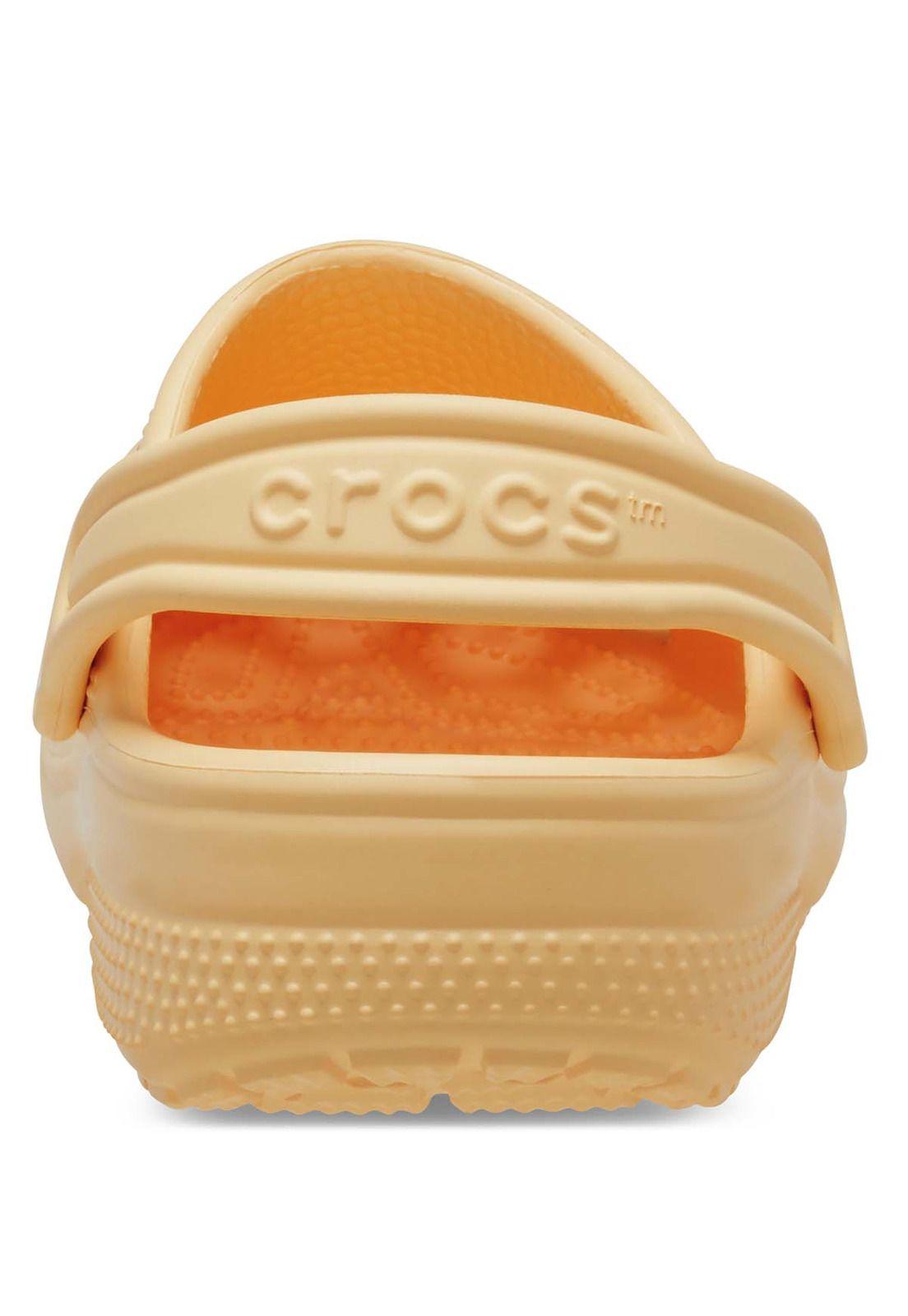 Zueco Crocs Niño Classic Clog Amarillo-7