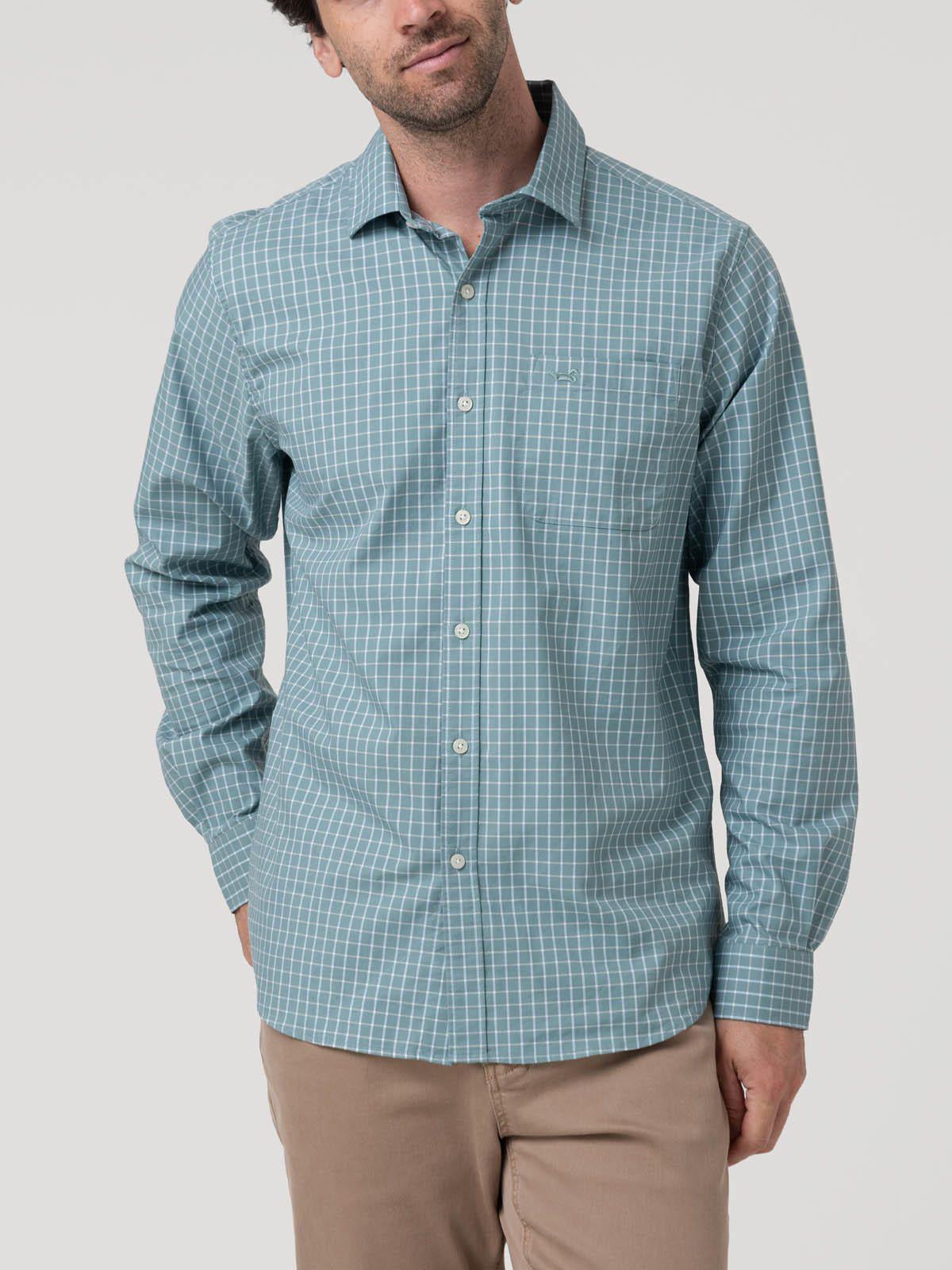 Camisa Algodón Orgánico Mild Verde Hombre Rockford-4