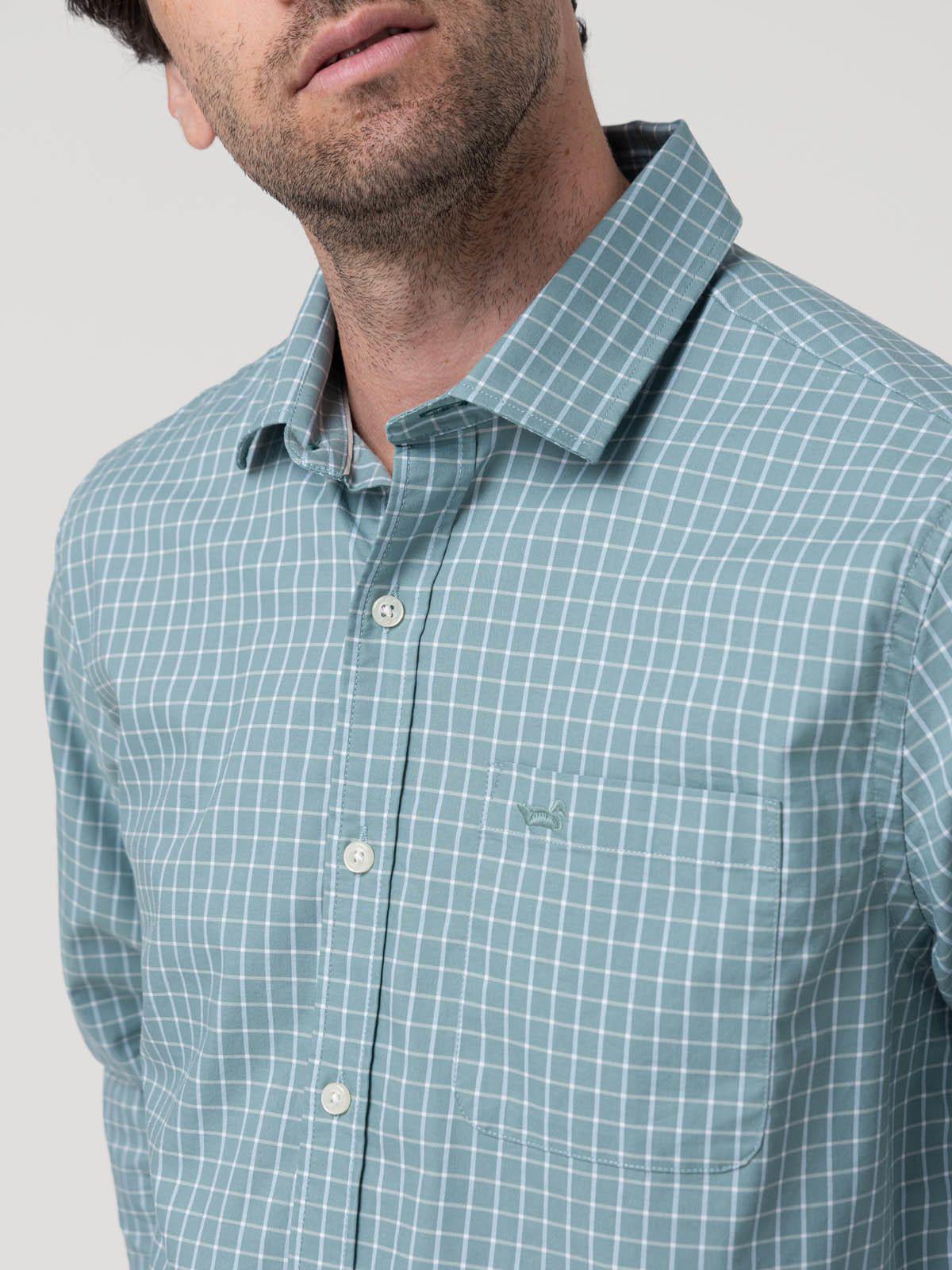 Camisa Algodón Orgánico Mild Verde Hombre Rockford-6
