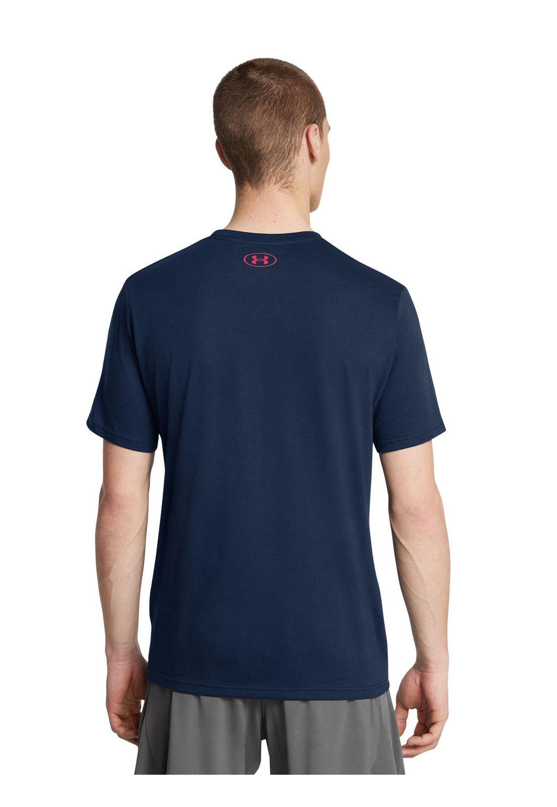 Polera manga corta Bxed Sports hombre Azul-4