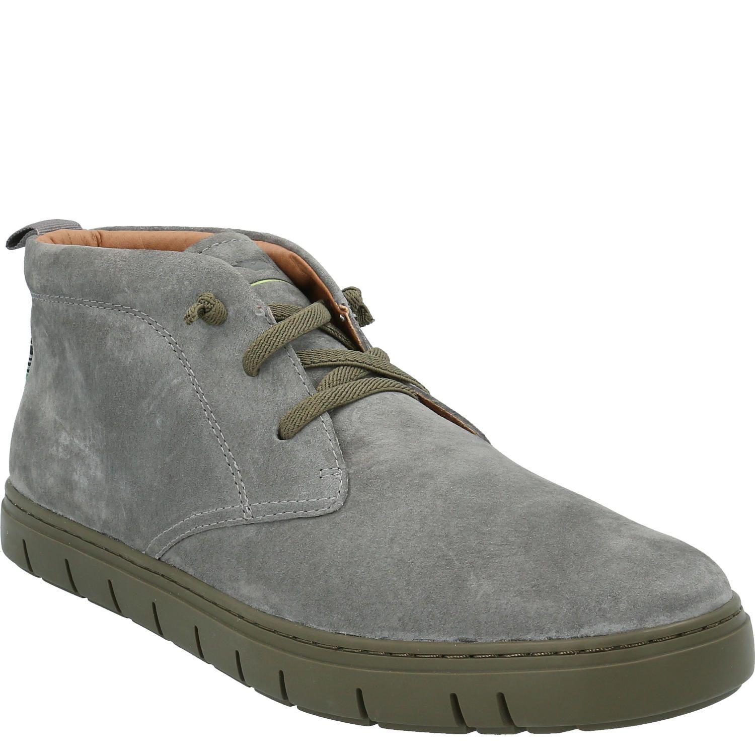 Botin Cuero Hombre Albornoz Gris-0